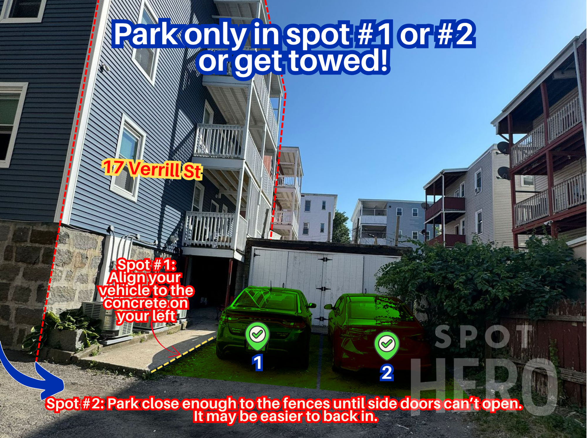 Photo of 17 Verrill St. - Spots #1 or #2 Only