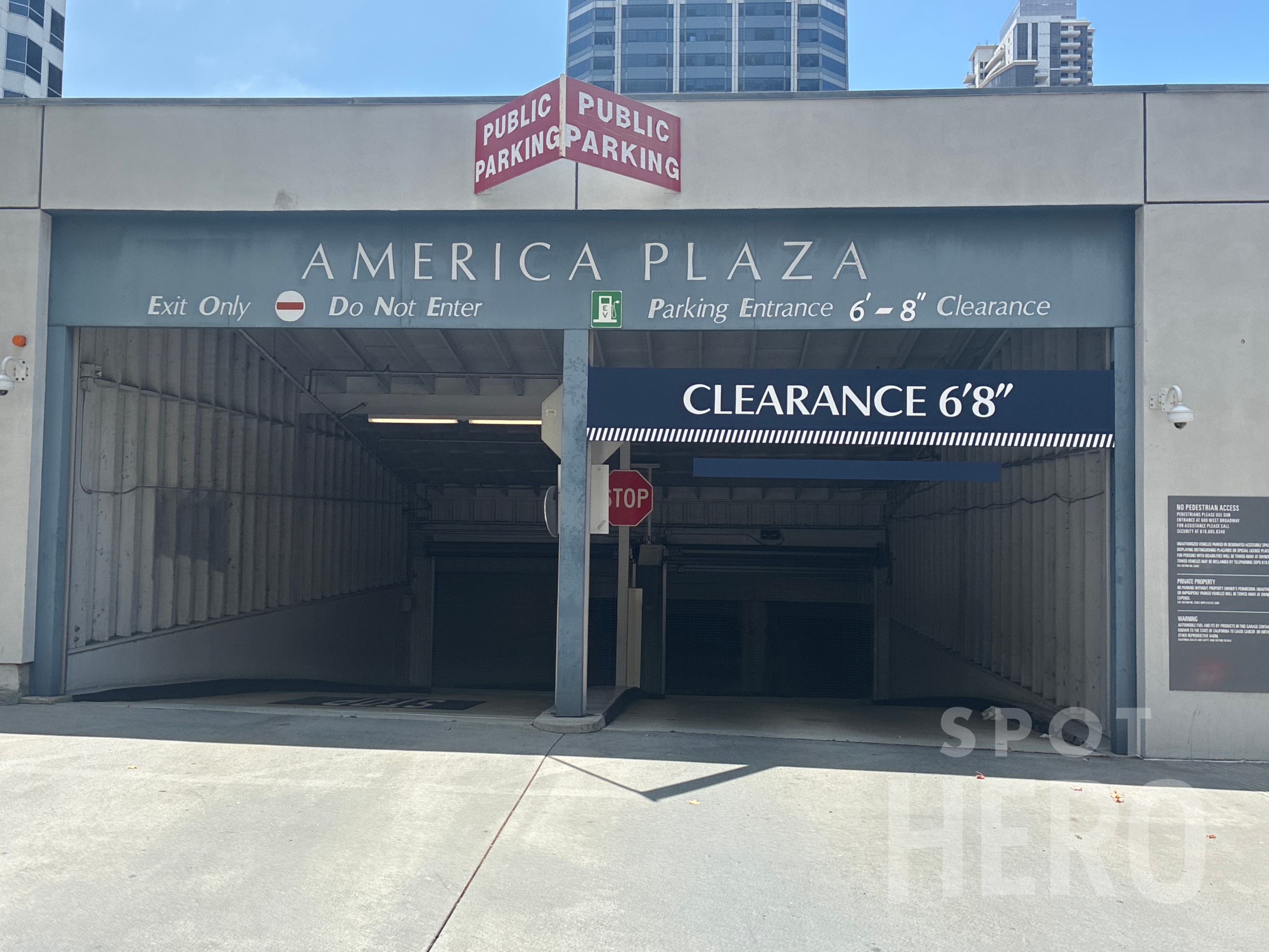 Photo of 634 W B St. (600 W Broadway) - One America Plaza Garage