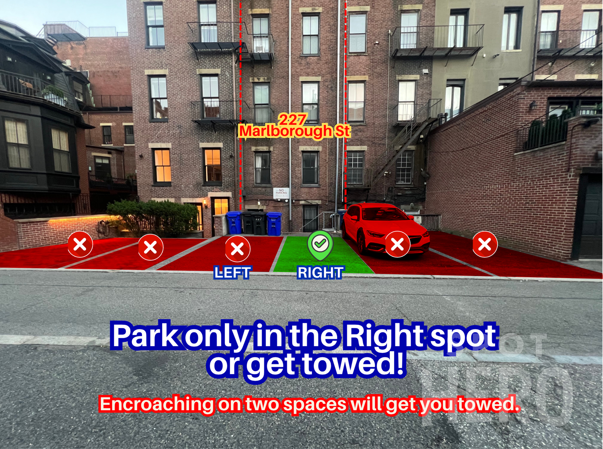 Photo of 227 Marlborough St. - Right Spot Only