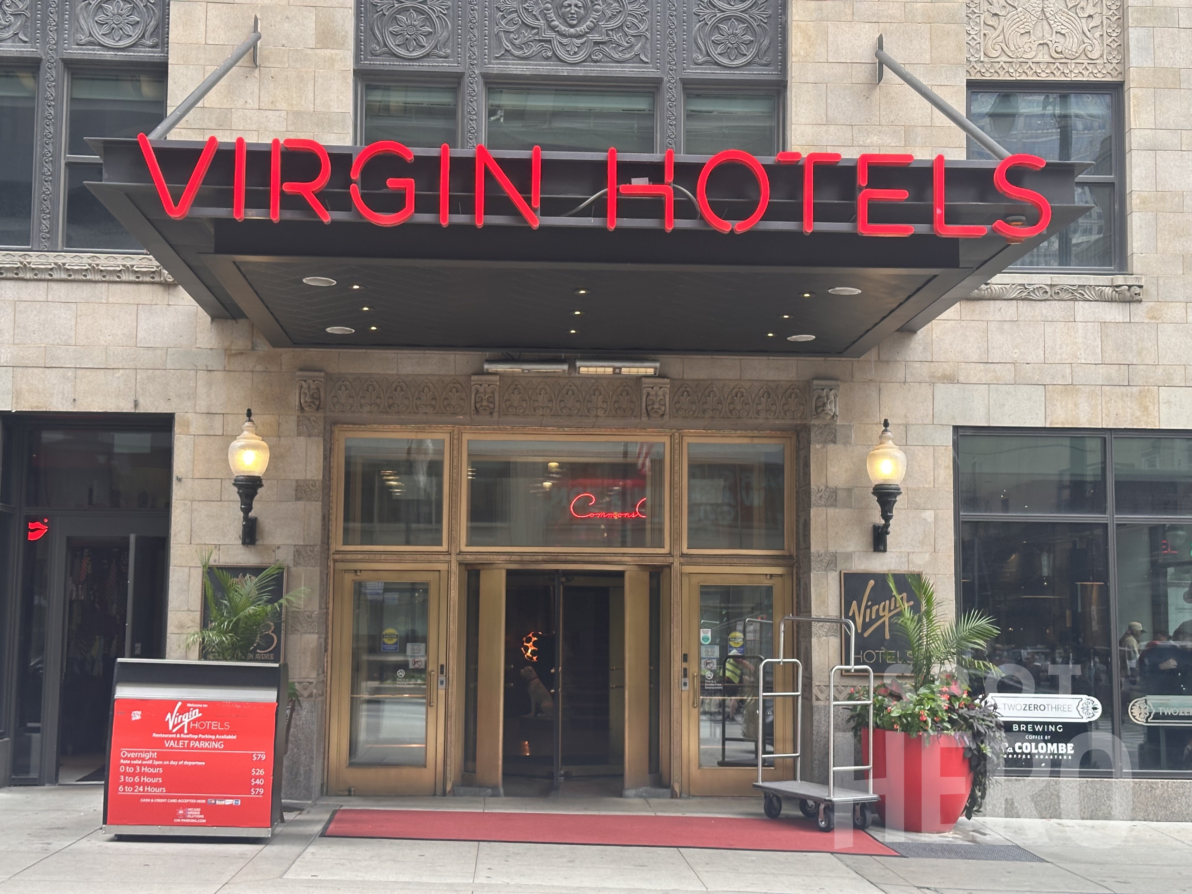 Photo of 203 N Wabash Ave. - Virgin Hotel Valet Stand