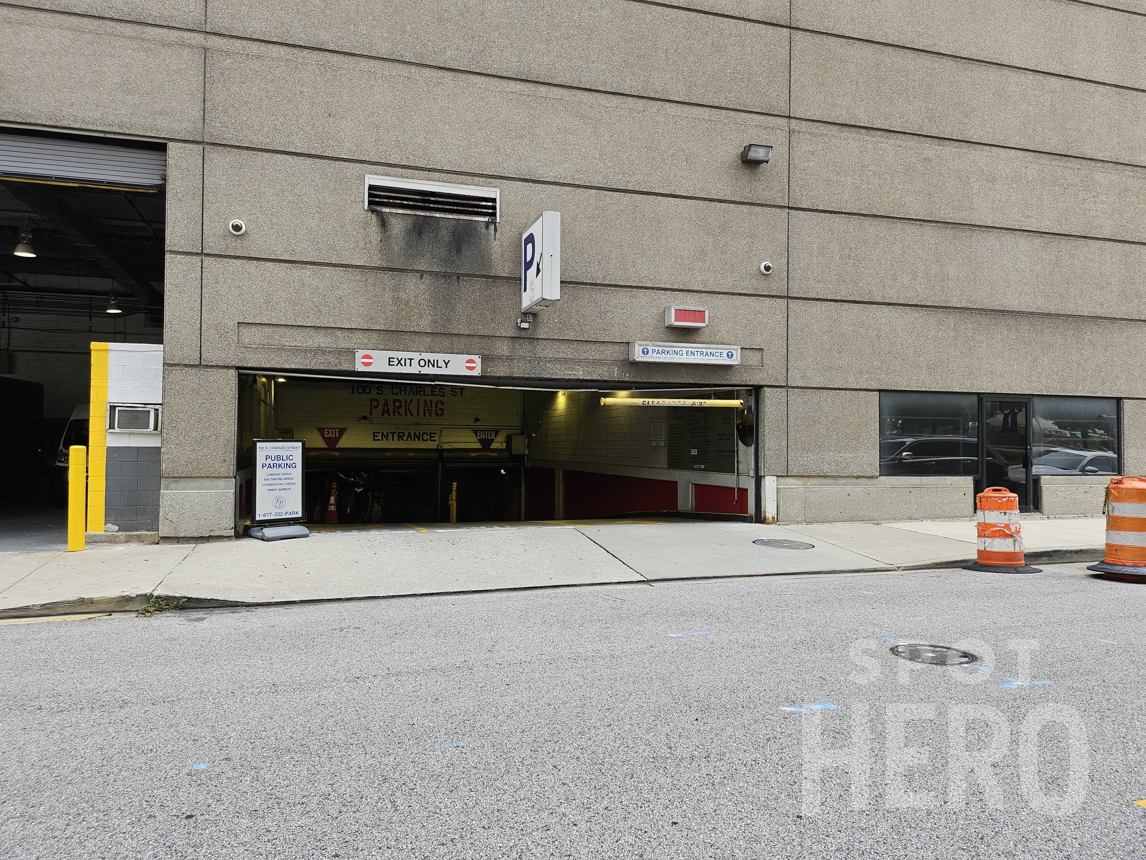 Photo of 211 S Hanover St (100 S Charles St.) - Garage