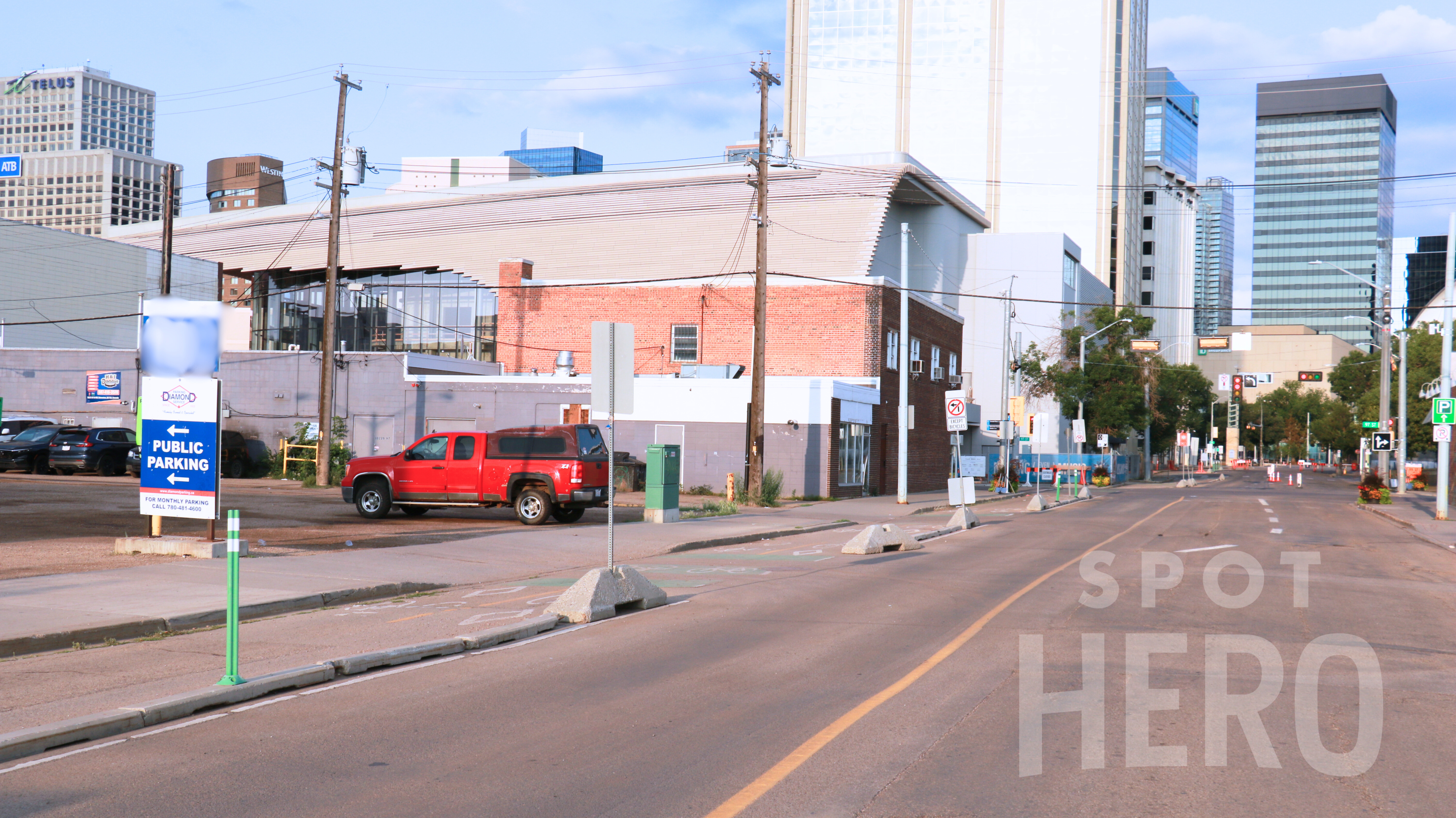 Photo of 9655 102A Ave. NW - Diamond Parking Lot - C348