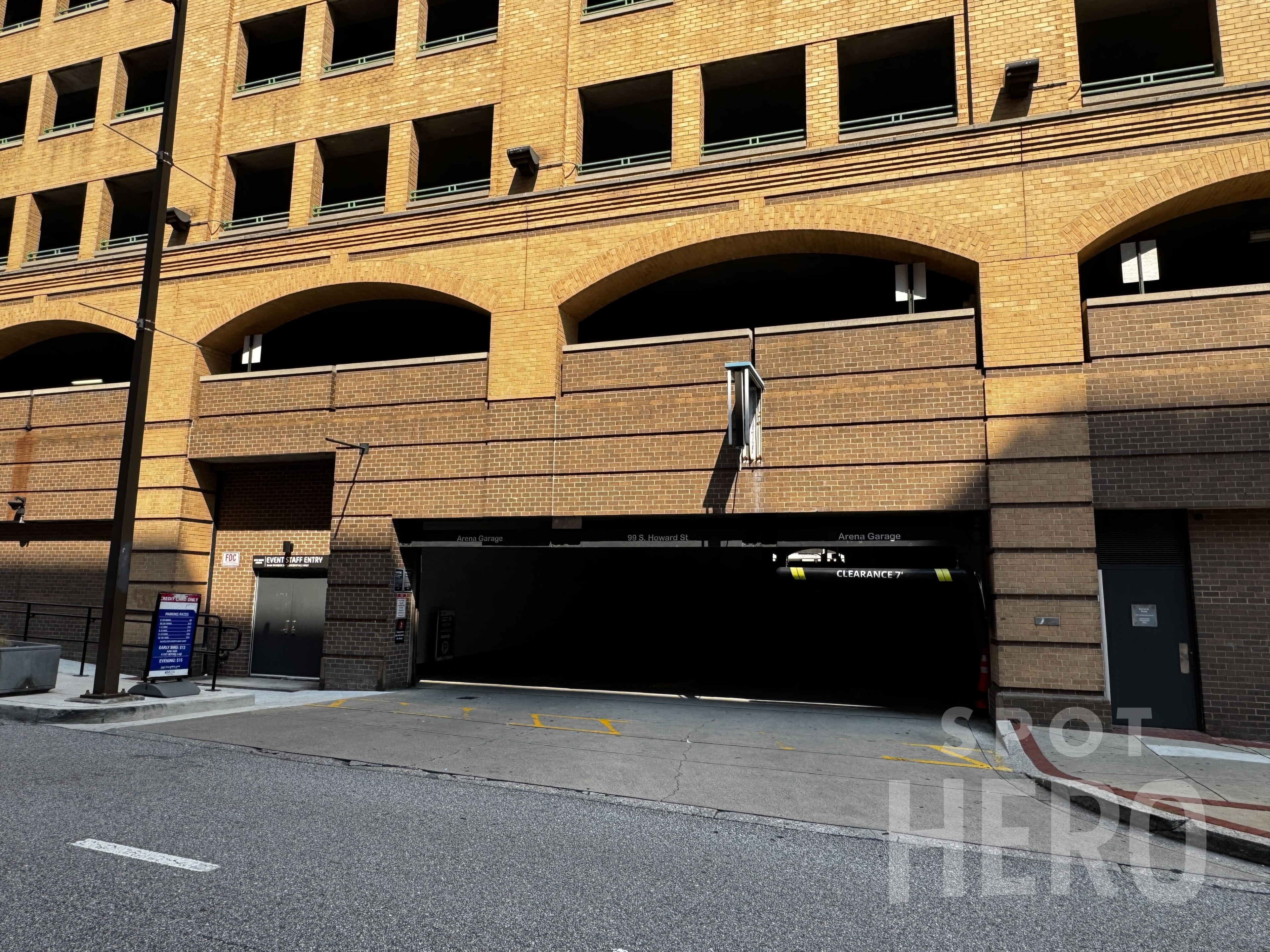 Photo of 99 S Howard St. - CFG Bank Arena Garage