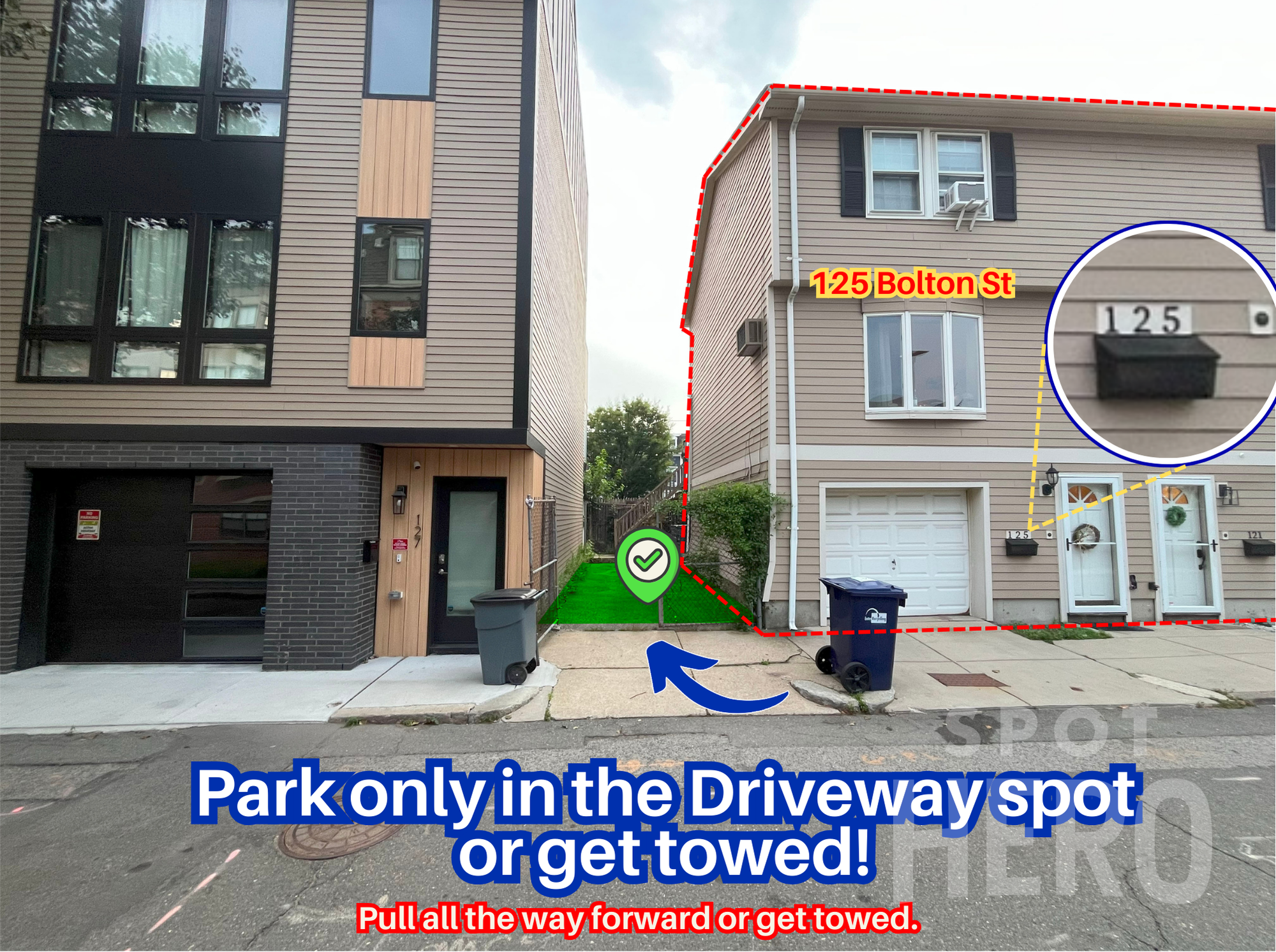 Photo of 125 Bolton St. - Driveway Spot