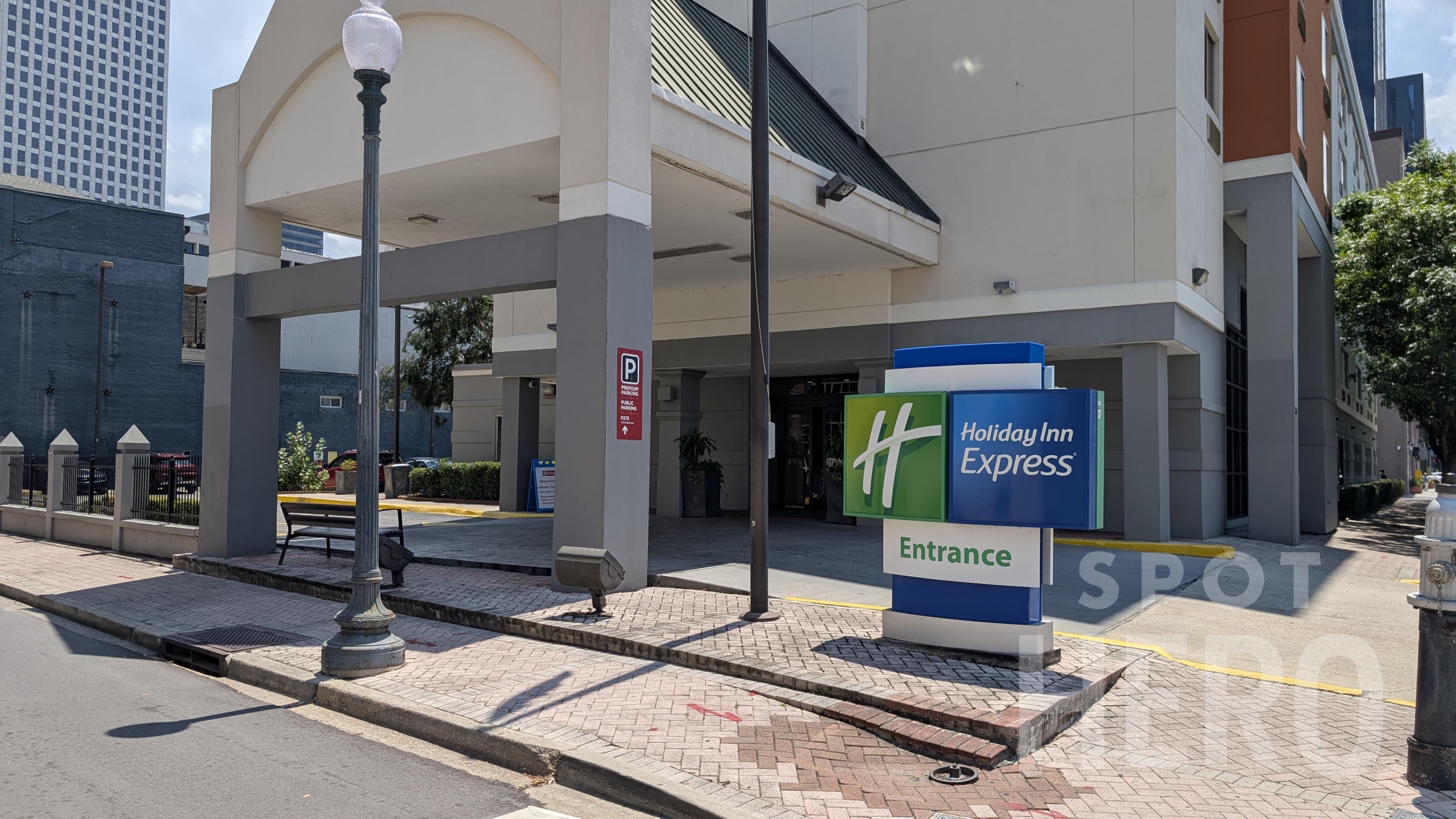 Photo of 334 O'Keefe Ave. - Holiday Inn Express Hotel Self Parking Lot