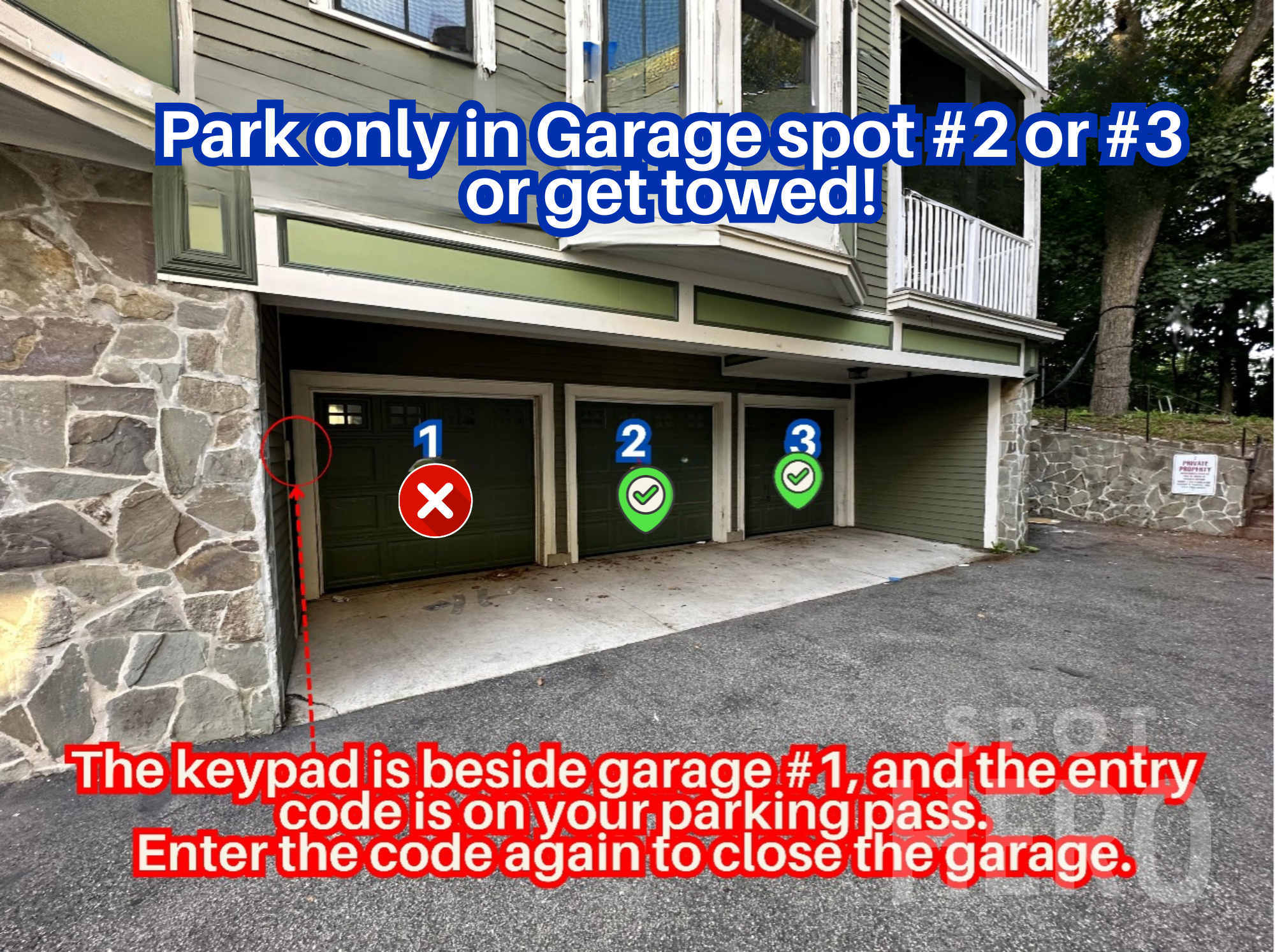 Photo of 274 Parker Hill Ave. - Garage Spot #2 or #3 Only