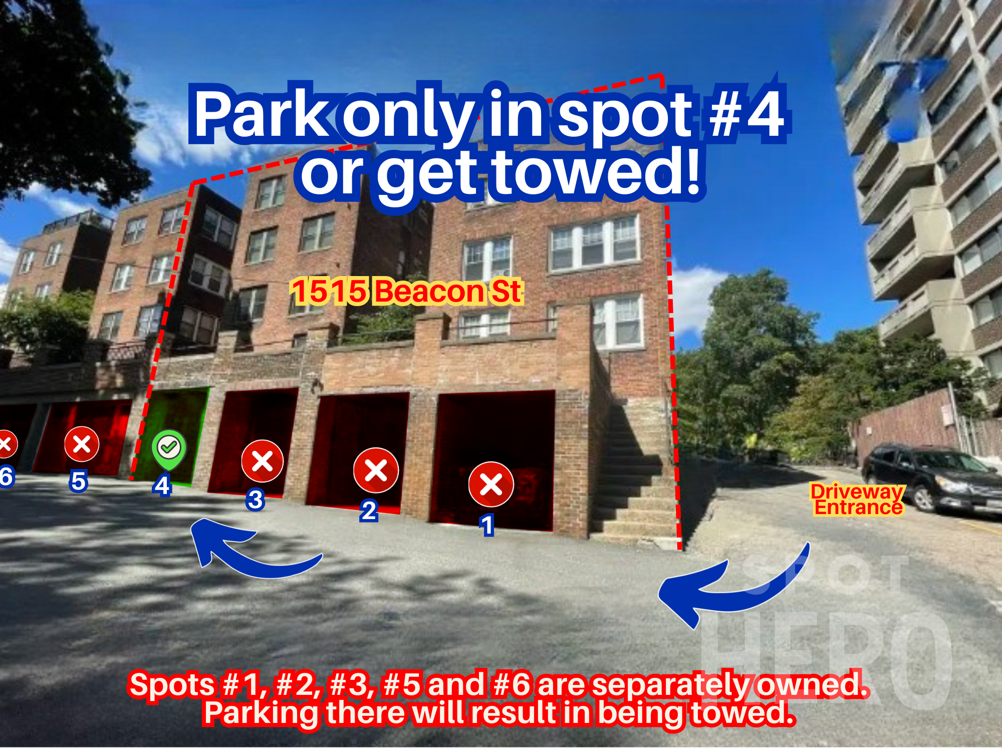 Photo of 1515 Beacon St.- Garage Spot #4 Only