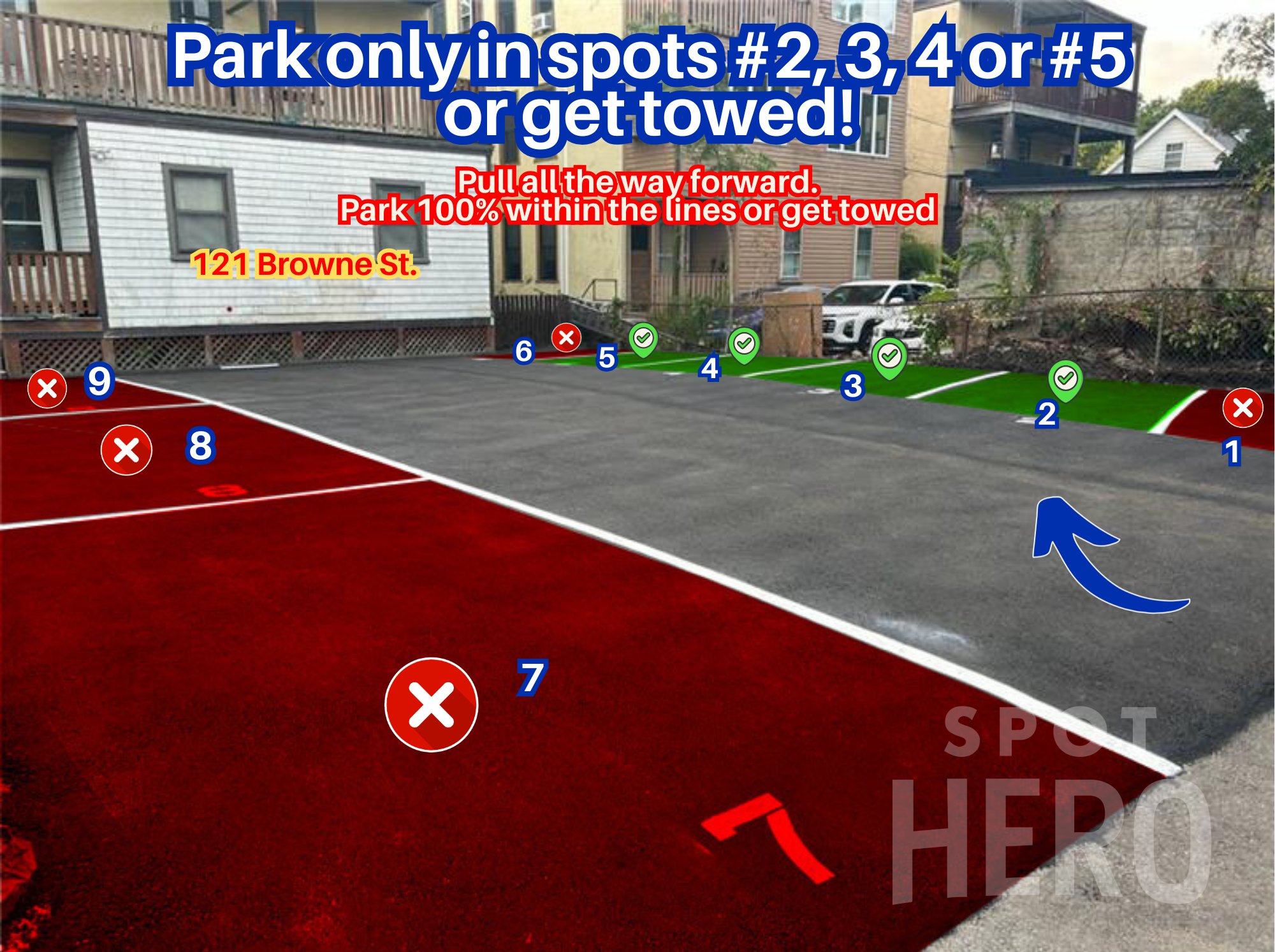 Photo of 121 Browne St. - Spots #2, #3, #4 or #5 Only