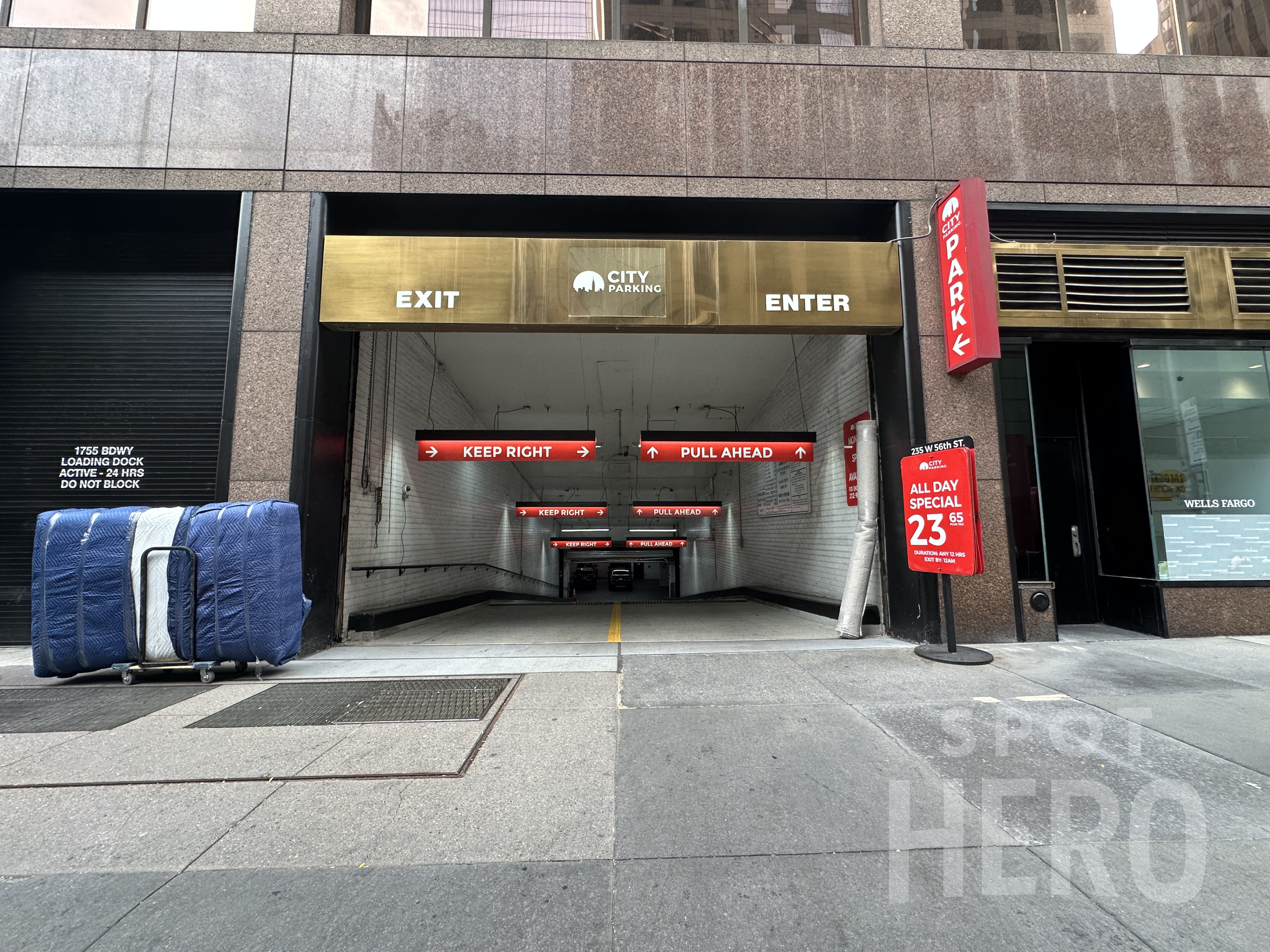 Photo of 225 W 56th St. (1755 Broadway) - Valet Garage