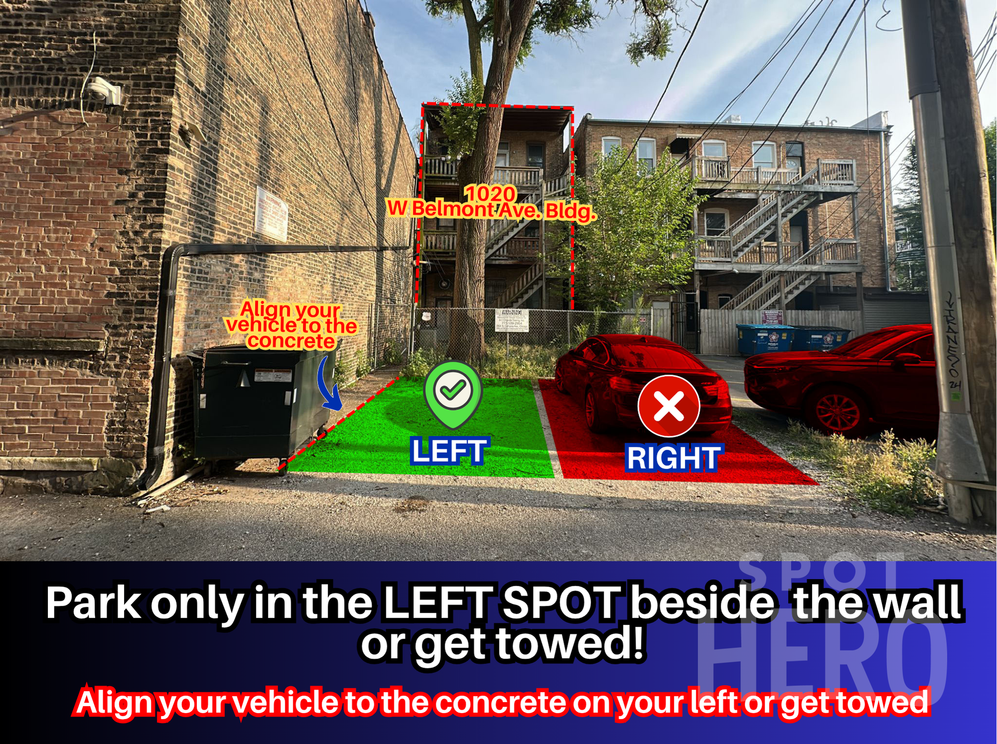 Photo of 1020 W Belmont Ave. - Left Spot Only
