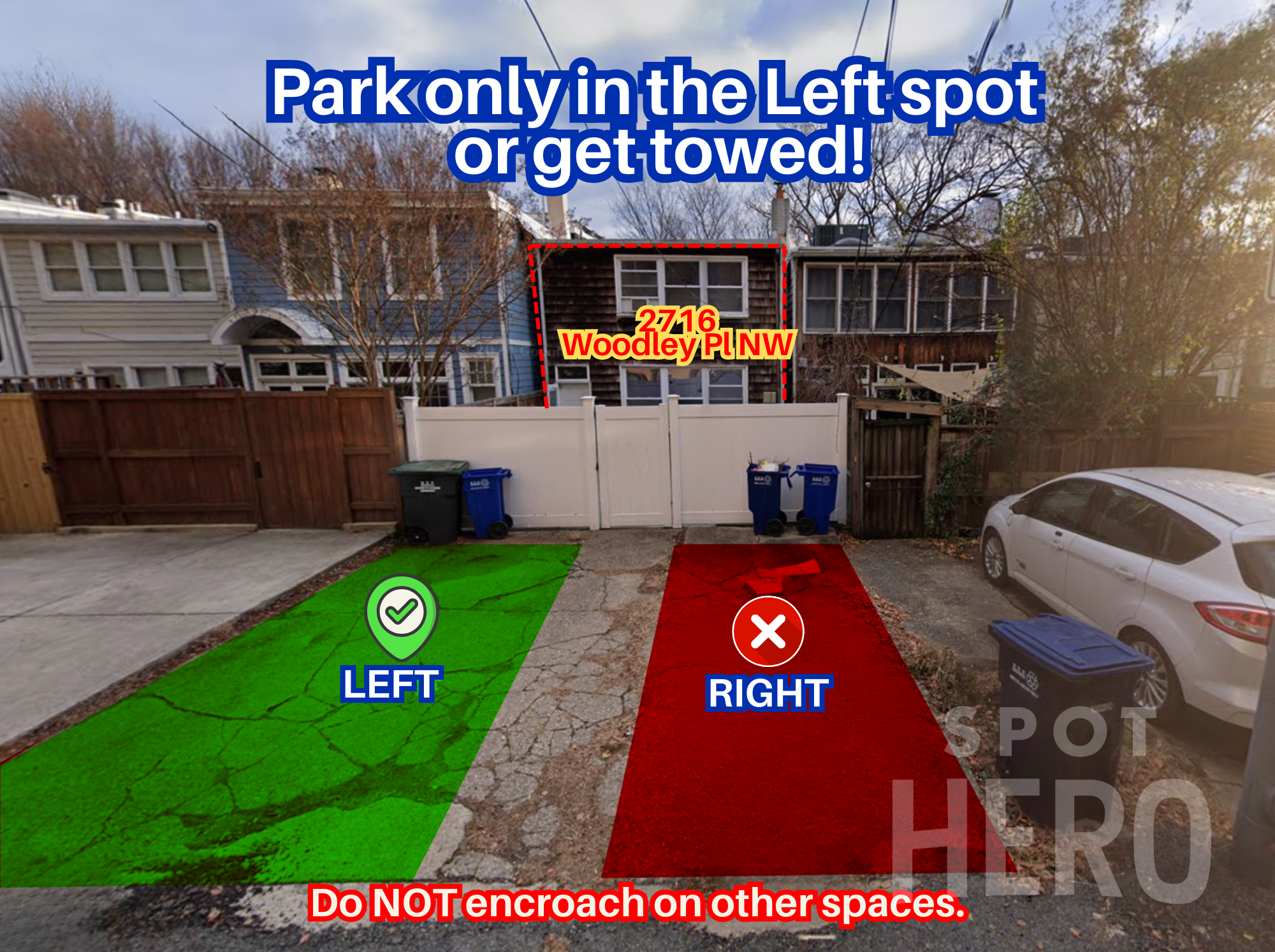 Photo of 2716 Woodley Pl. NW - Left Spot Only