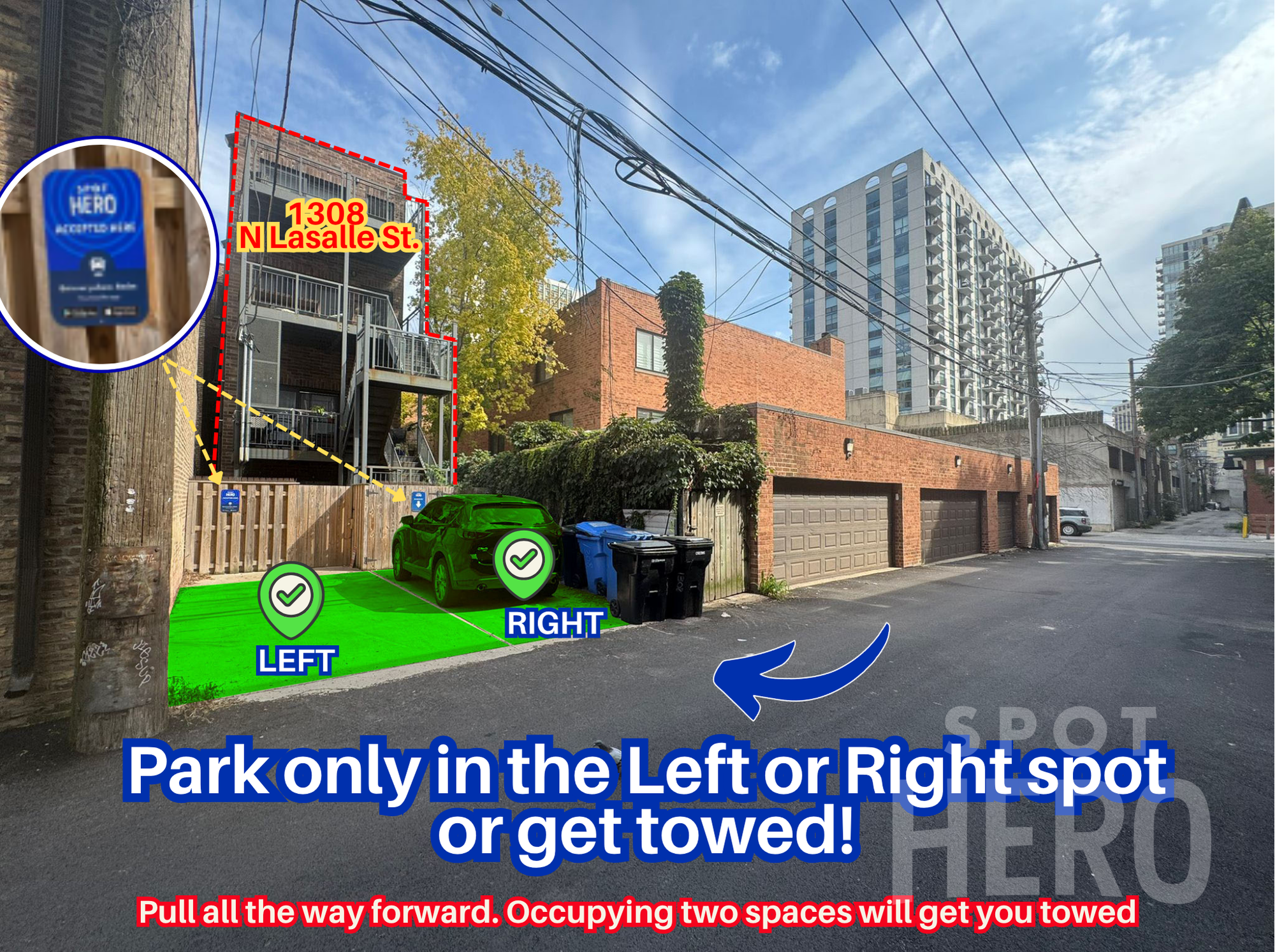 Photo of 1308 N Lasalle St. - Left or Right Spot