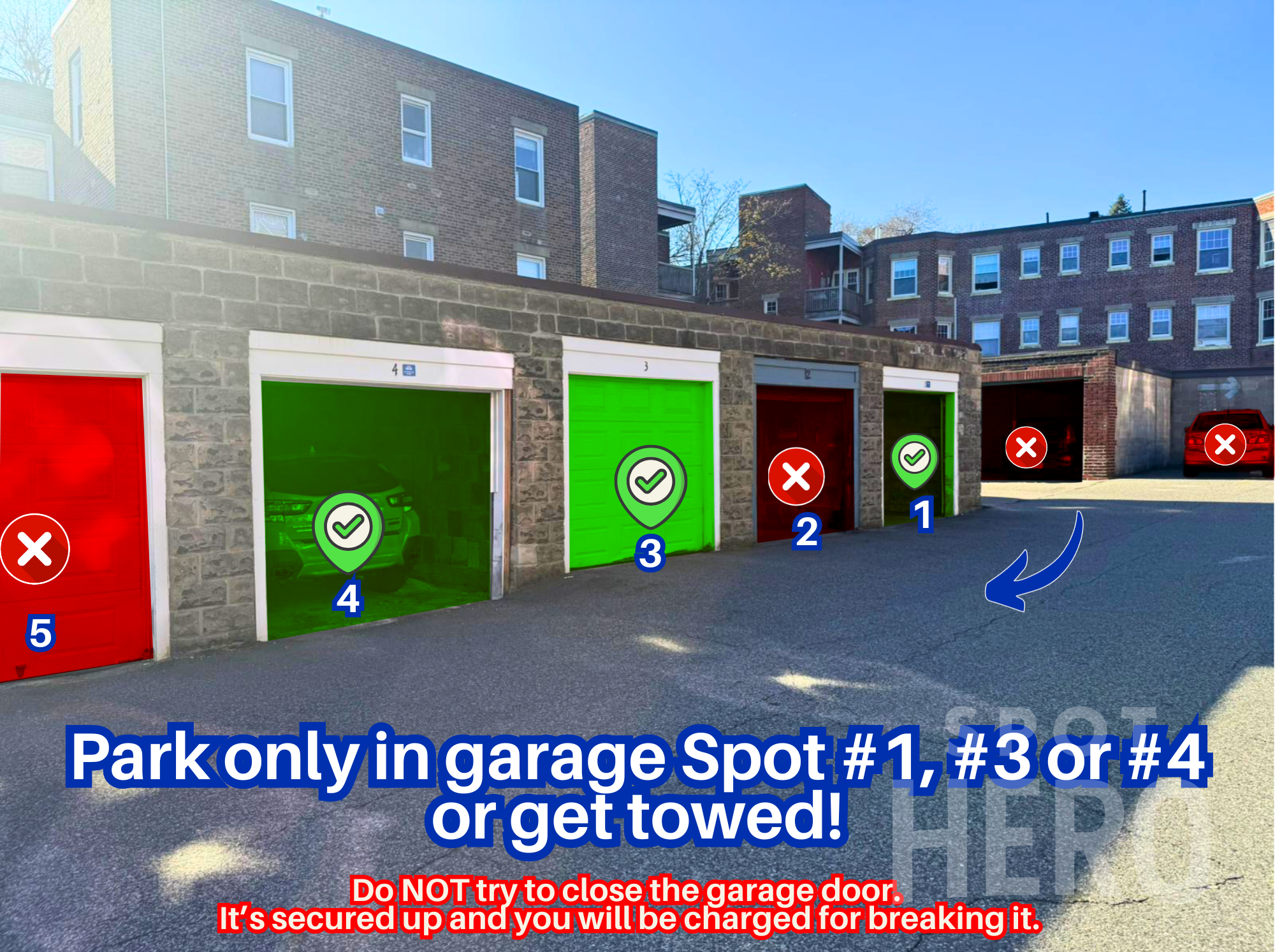 Photo of 73 Thatcher St. - Garage Spot #1, #3, or #4 Only