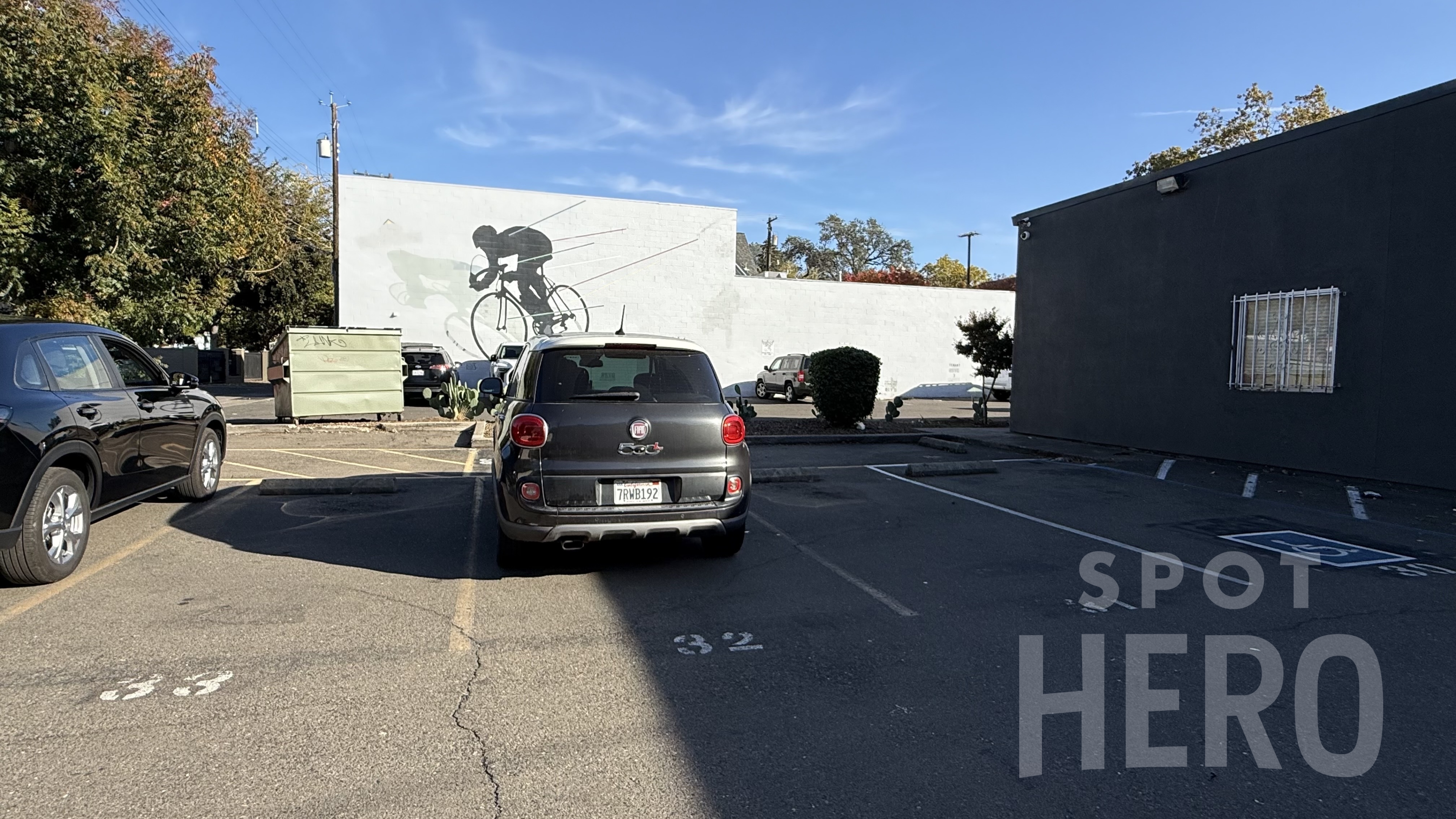Photo of 2415 K Street - Zee Extension Lot. (Alley Entrance)