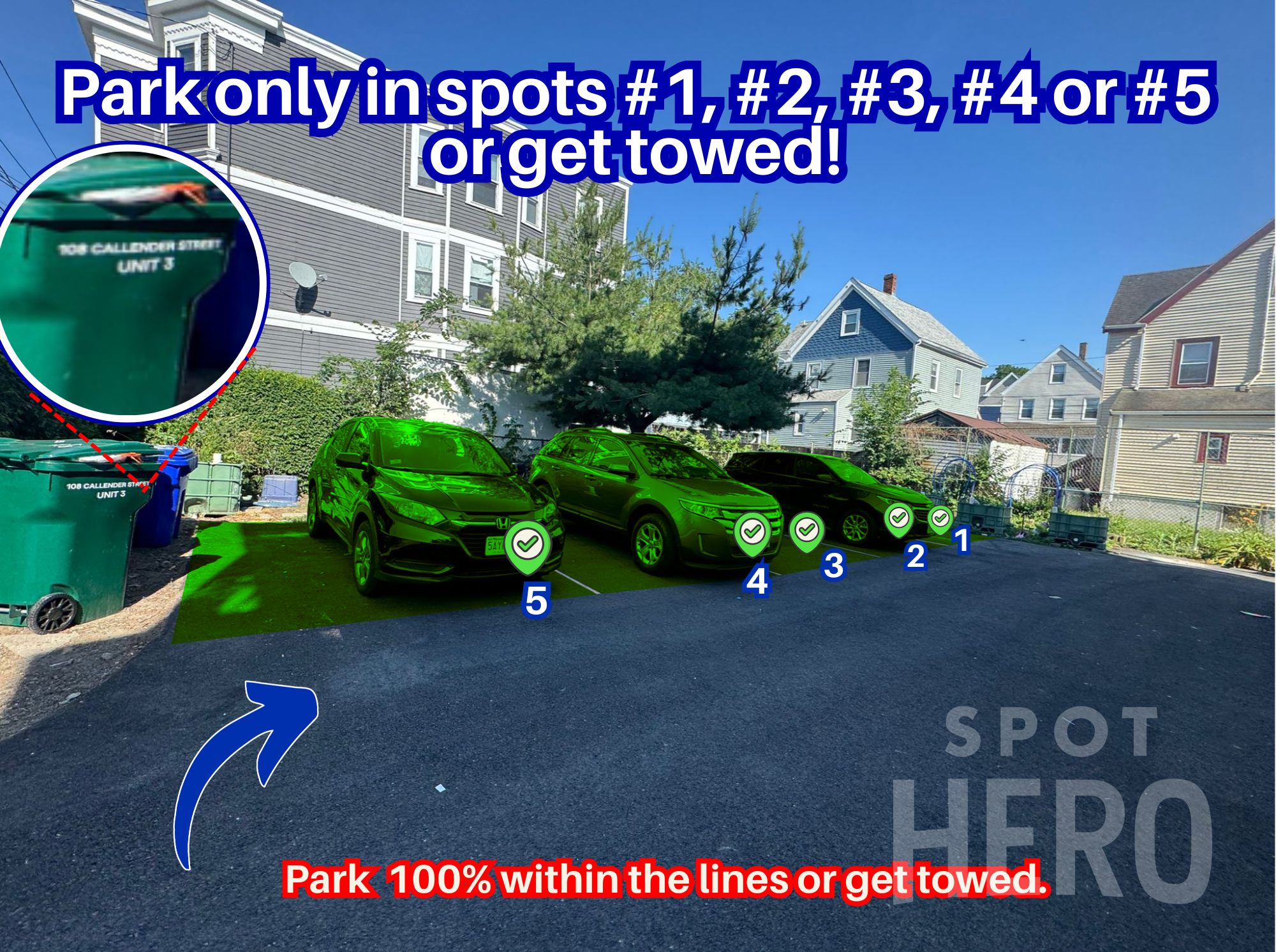 Photo of 108 Callender St. - Spots #1, #2, #3, #4 or #5 Only