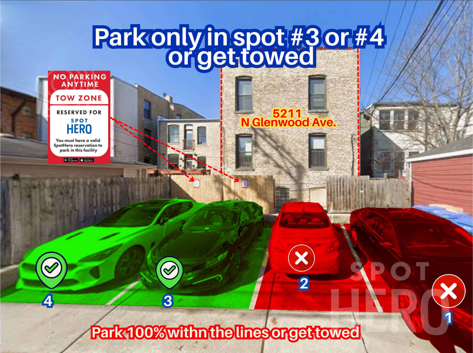 Photo of 5211 N Glenwood Ave. - Spot #3 or #4 Only