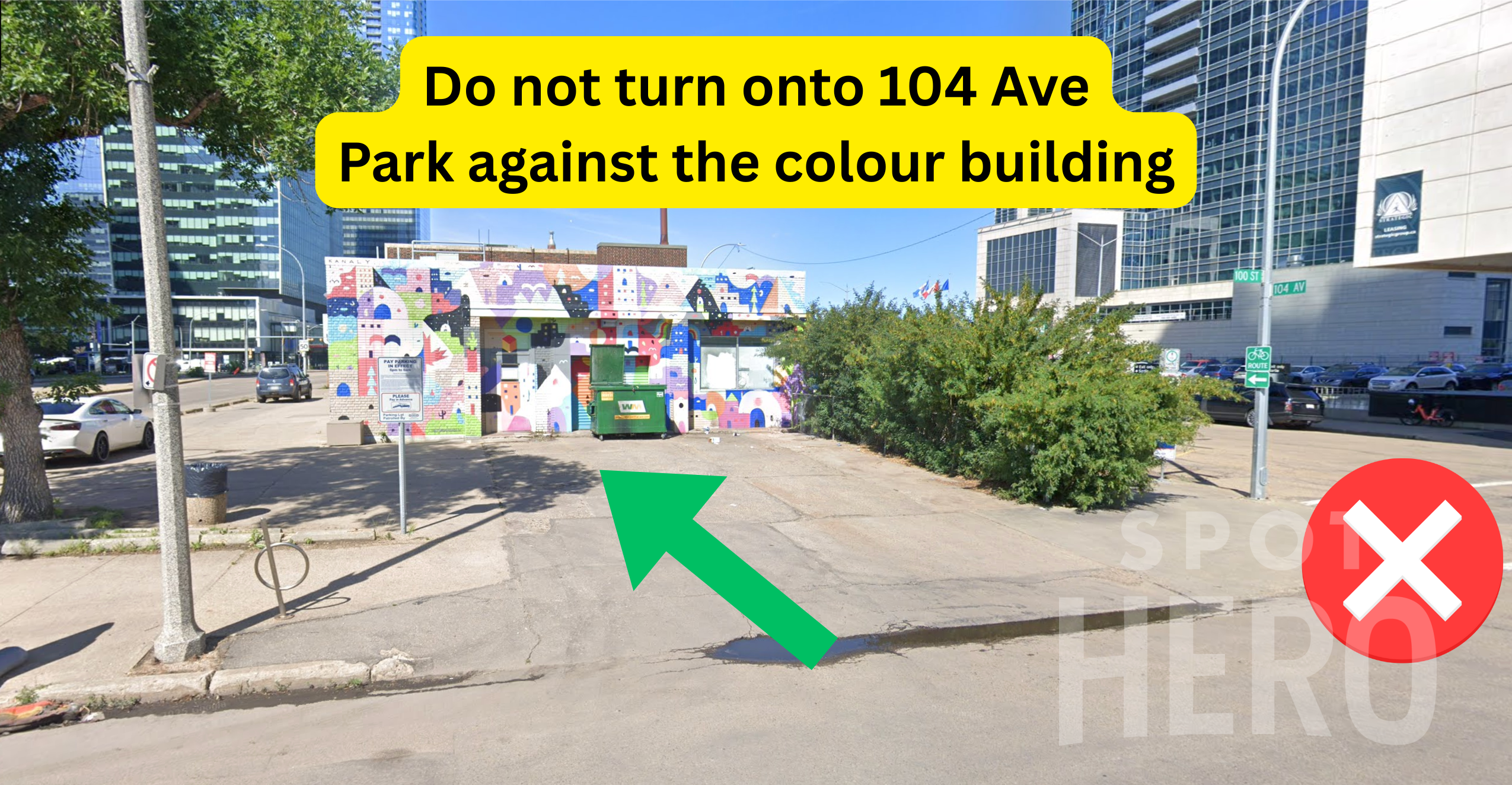 Photo of 10332 100 St. NW - Colourful Building - Lot C365