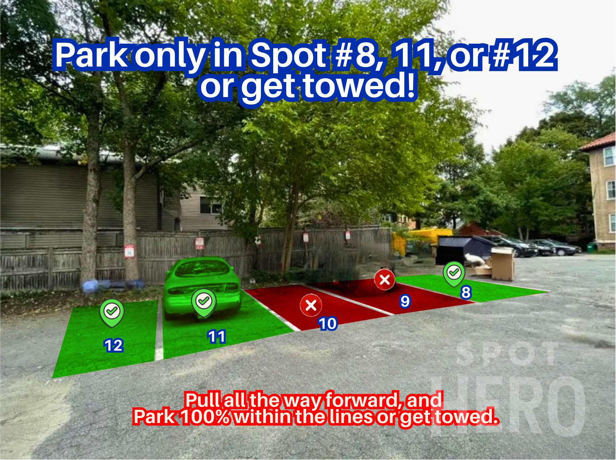 Photo of 33 Concord Ave. - Spots #8, #11 or #12 Only