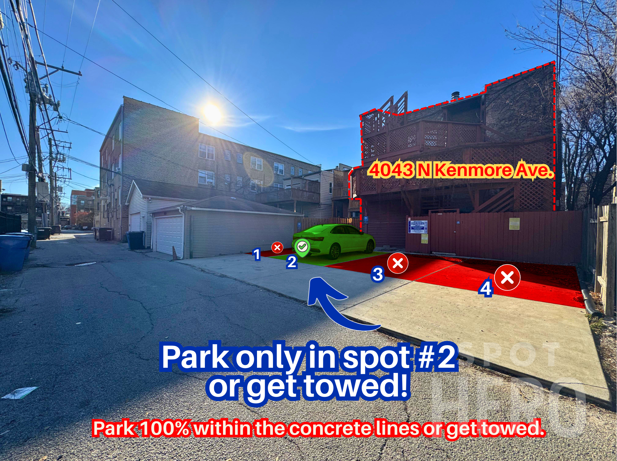 Photo of 4043 N Kenmore Ave. - Spot #2 Only