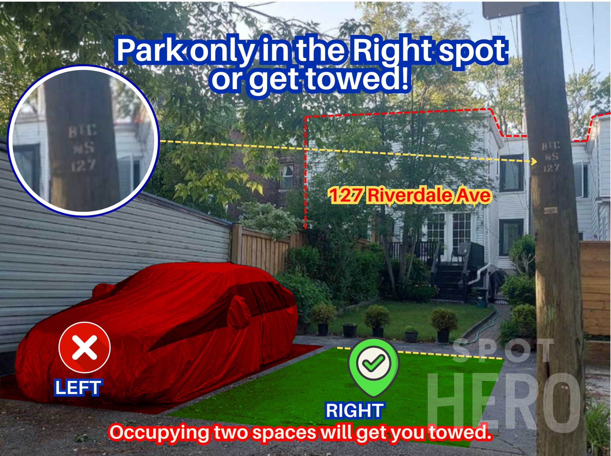 Photo of 127 Riverdale Ave. - Right Spot Only