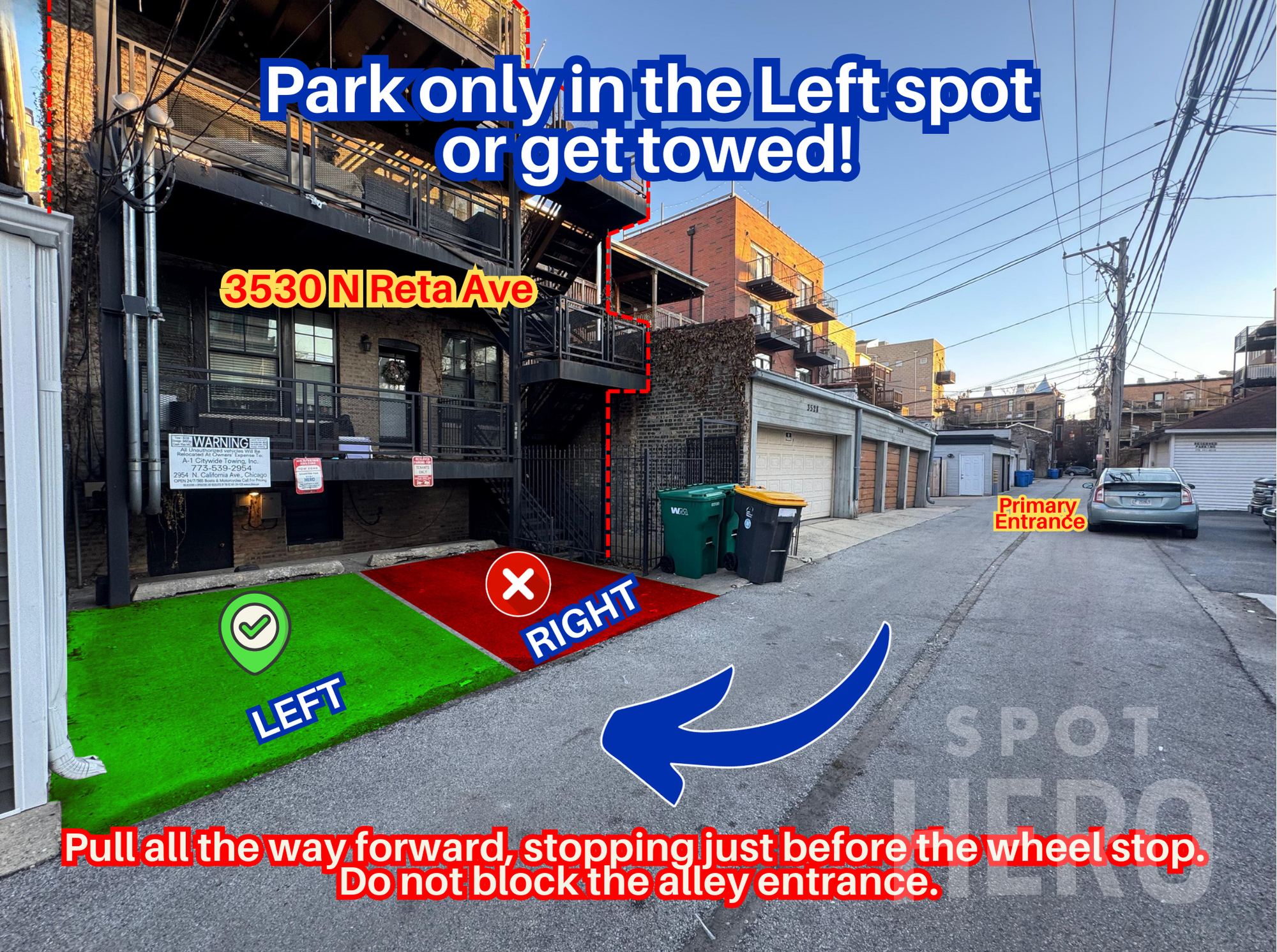 Photo of 3530 N Reta Ave. - Left Spot Only