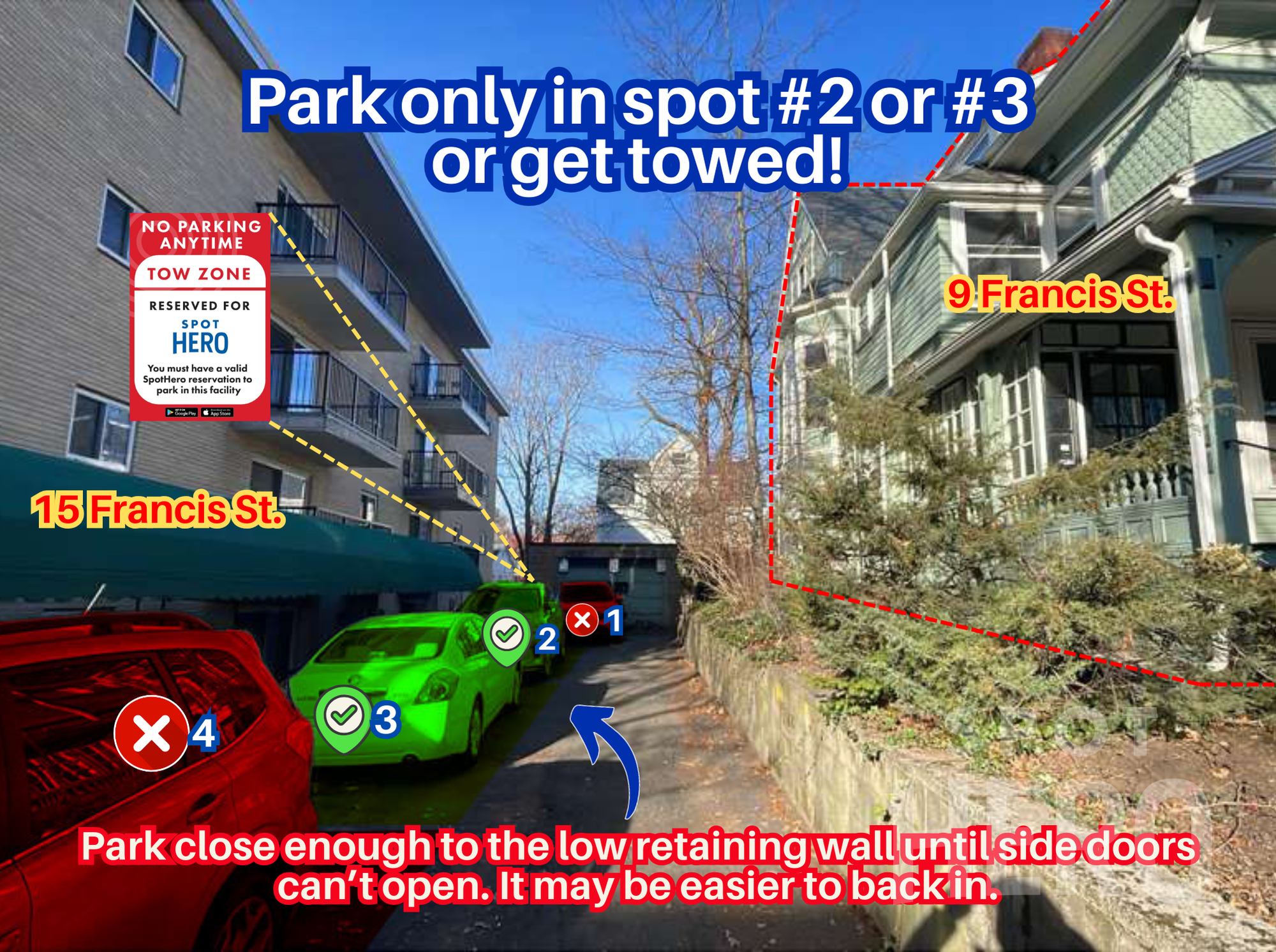 Photo of 9 Francis St. - Parallel Spots 2 or 3