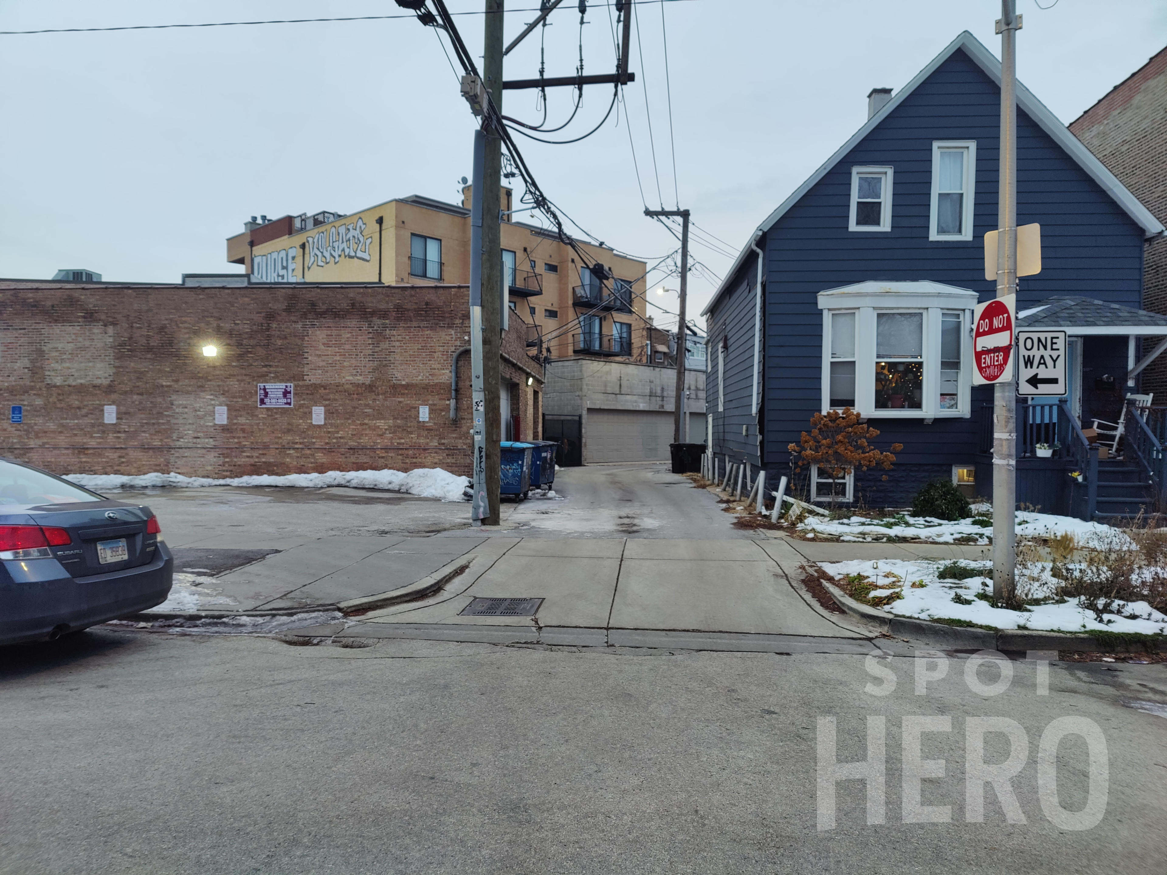 Photo of 2415 N Milwaukee Ave - Garage Spot #1 - Alley Entrance