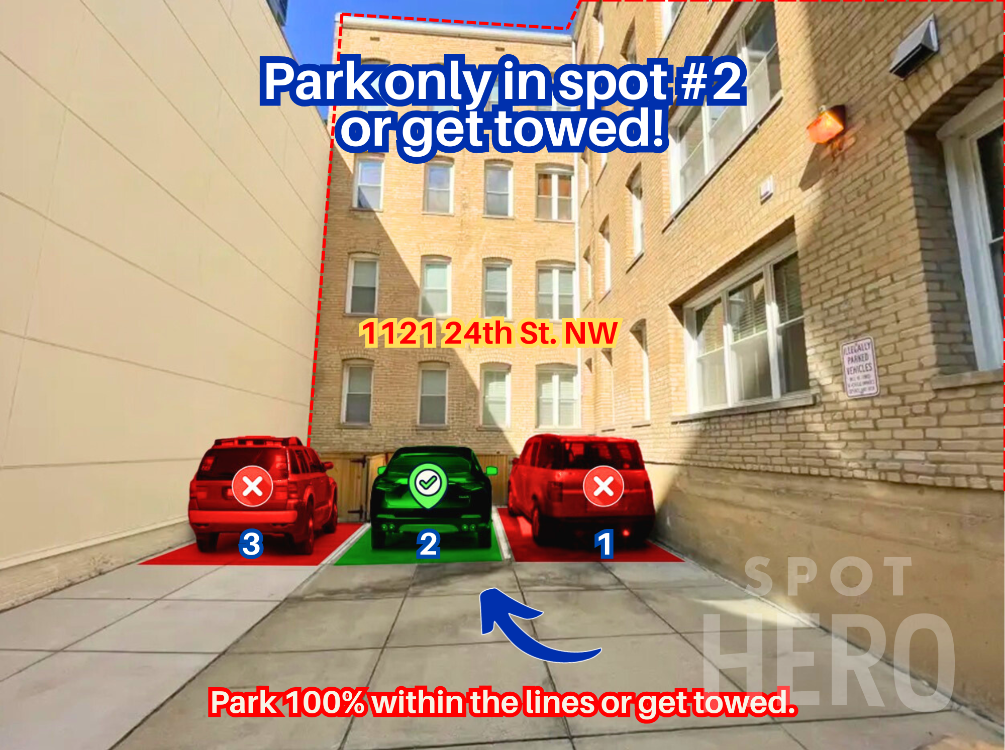 Photo of 1121 24th St. NW - Spot #2 only - NO SUV's