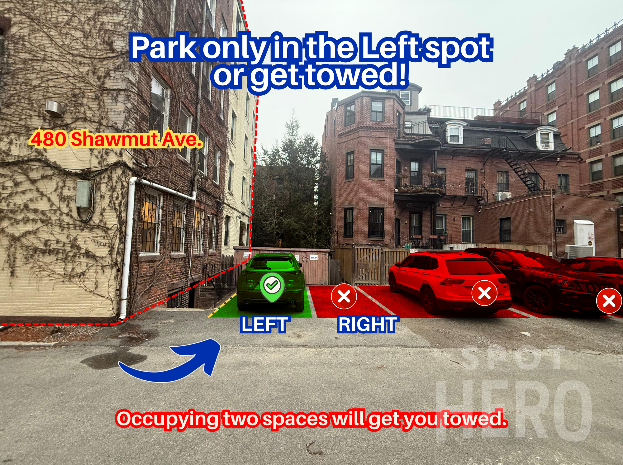 Photo of 480 Shawmut Ave. - Left Spot Only