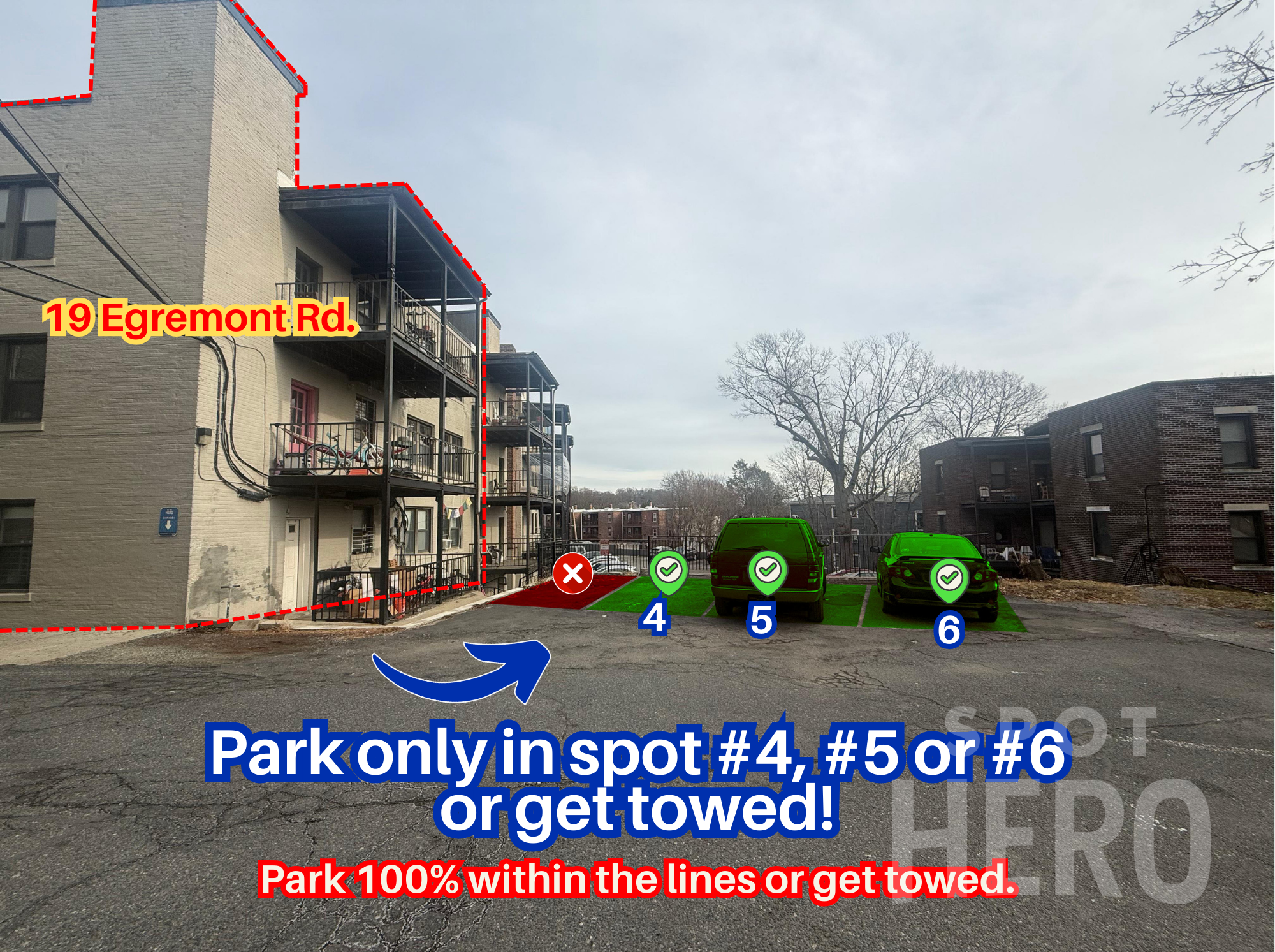 Photo of 19 Egremont Rd. - Spots #4, 5 or #6 only