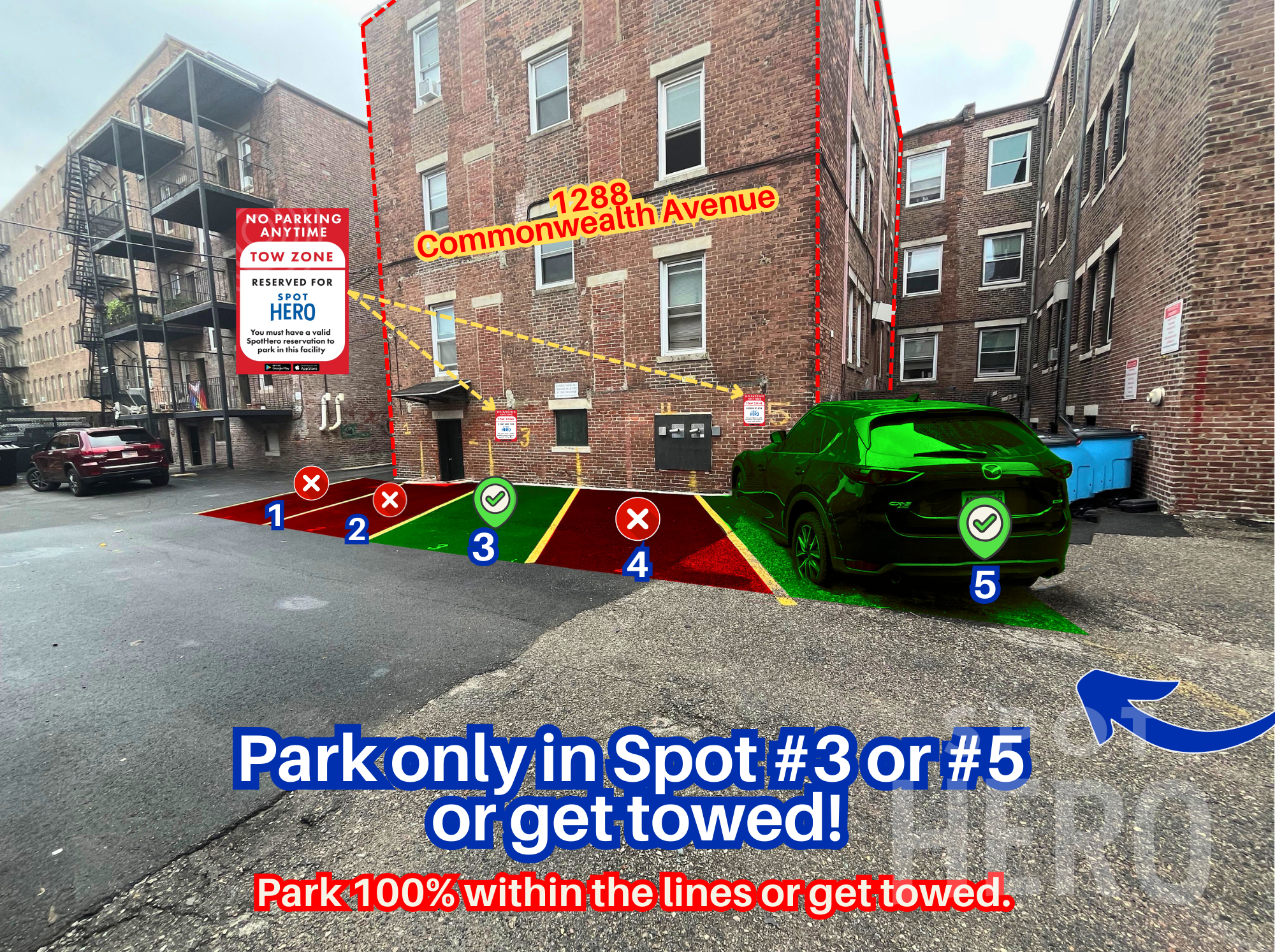 Photo of 1288 Commonwealth Ave. - Spot #3 or #5 only