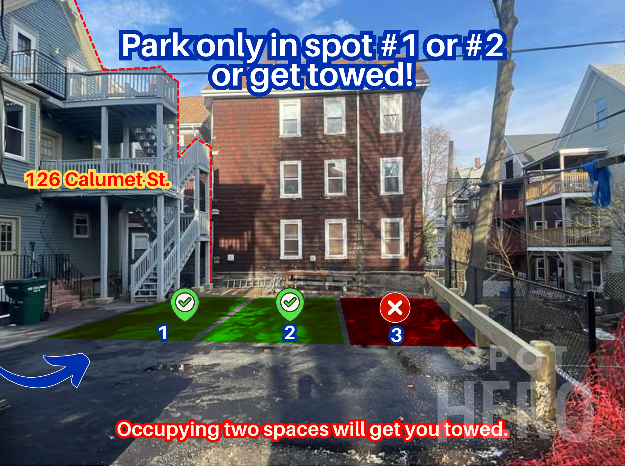 Photo of 126 Calumet St. - Spot #1 or #2 Only