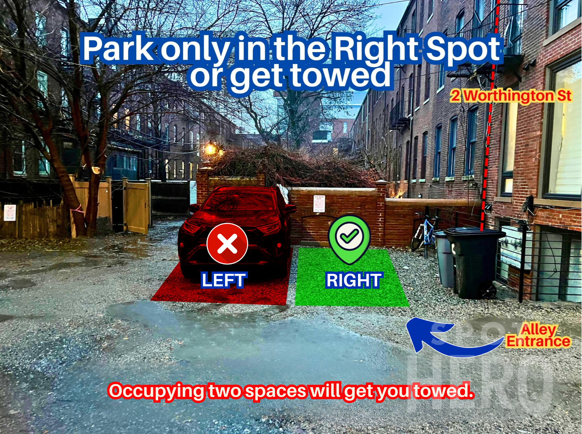 Photo of 2 Worthington St. - Right Spot Only