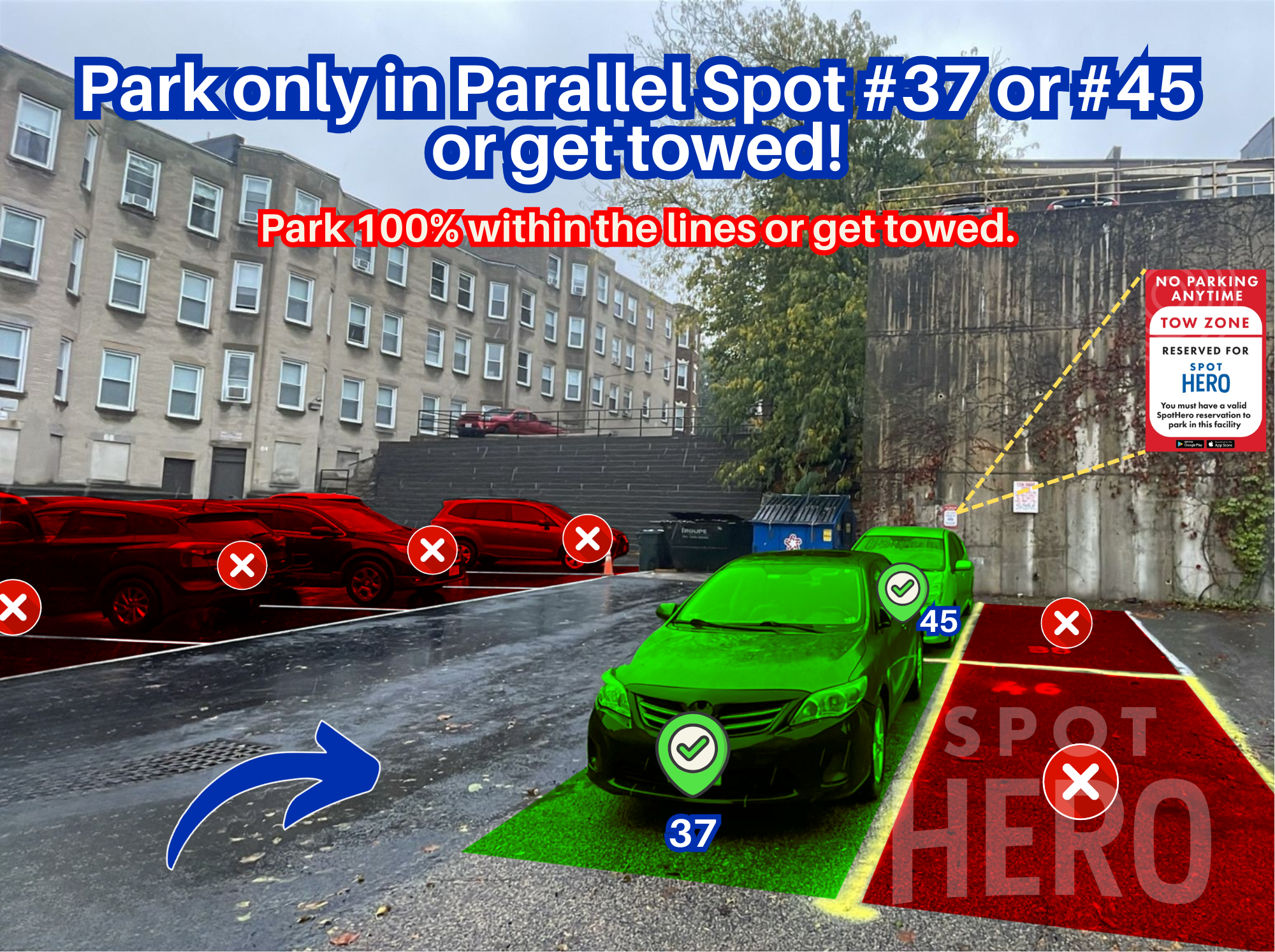 Photo of 182 Allston St. - Parallel Spots #37 or 45 Only