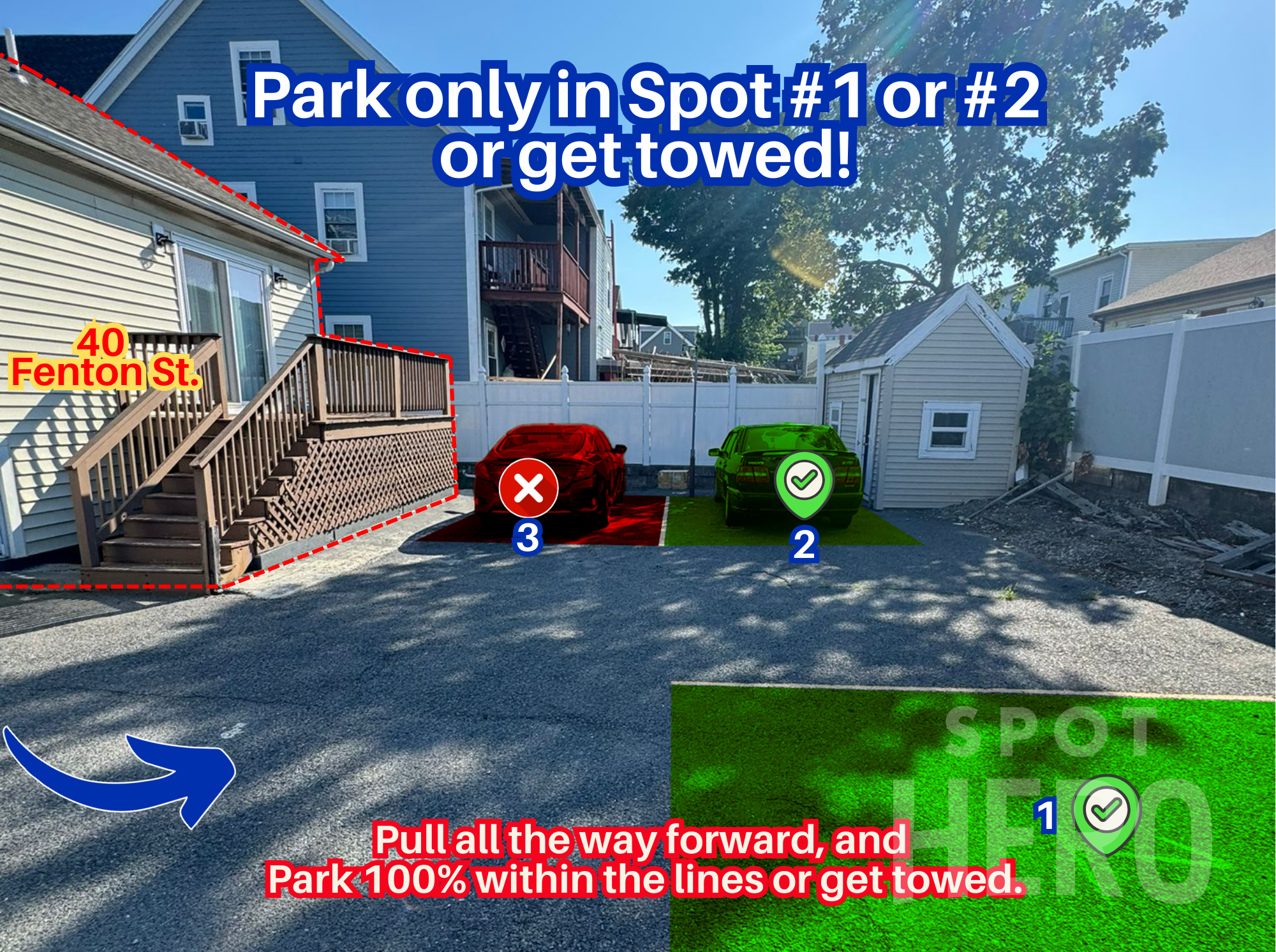 Photo of 40 Fenton St. - Spot #1 or #2 Only