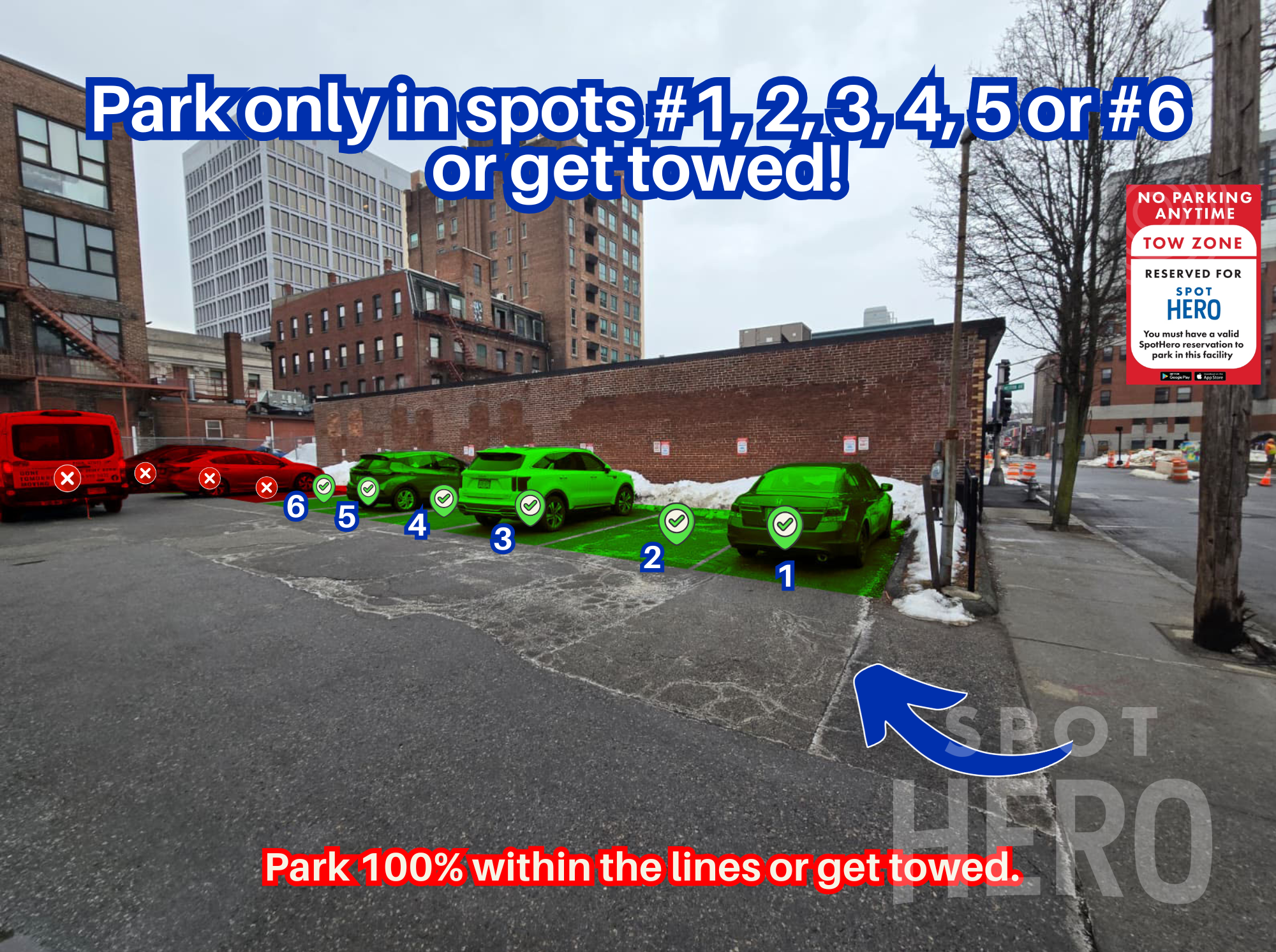 Photo of 355 Green St. - Spots #1, #2, #3, #4, #5 or #6 Only