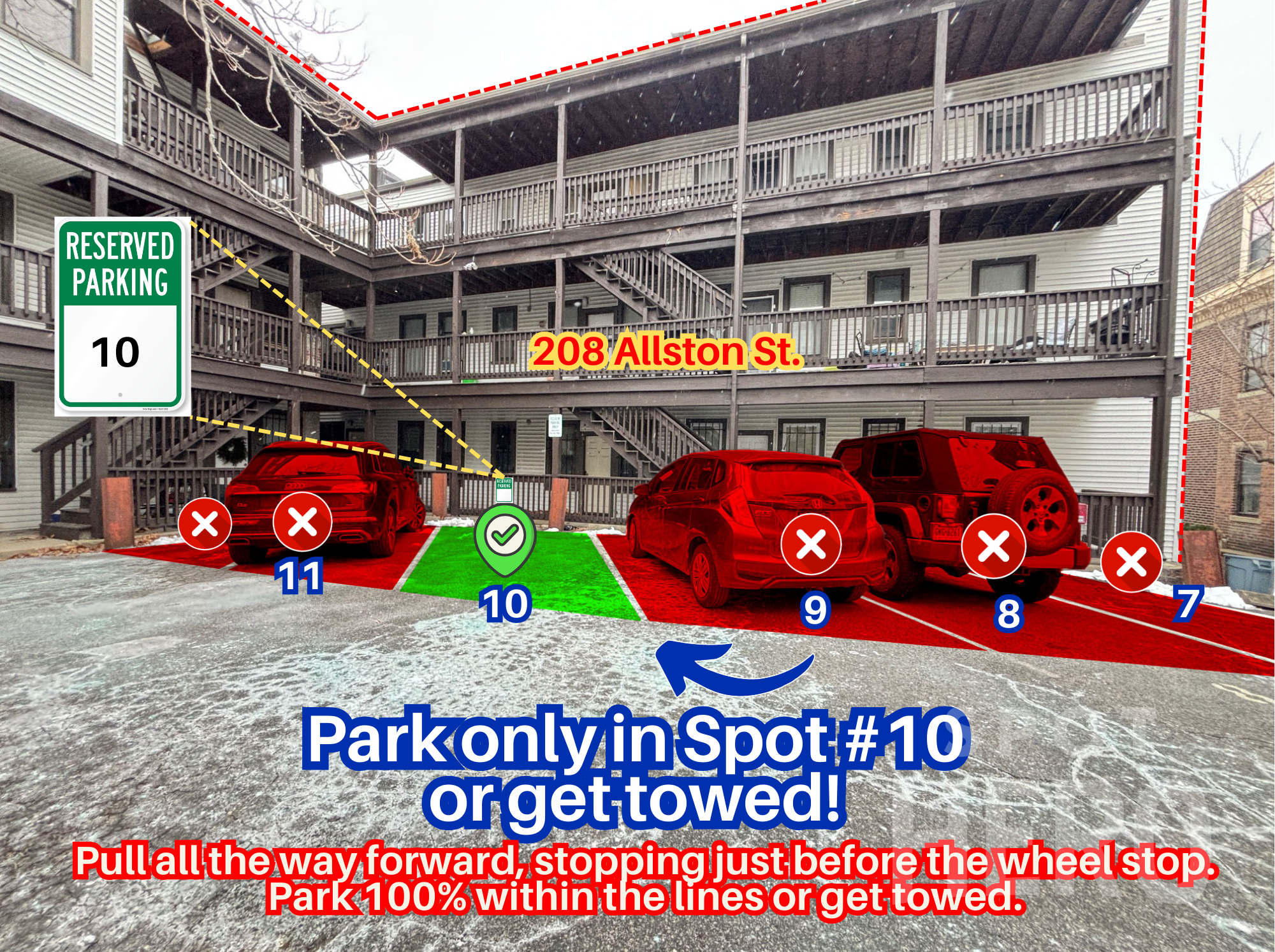 Photo of 208 Allston St. - Spot #10 Only