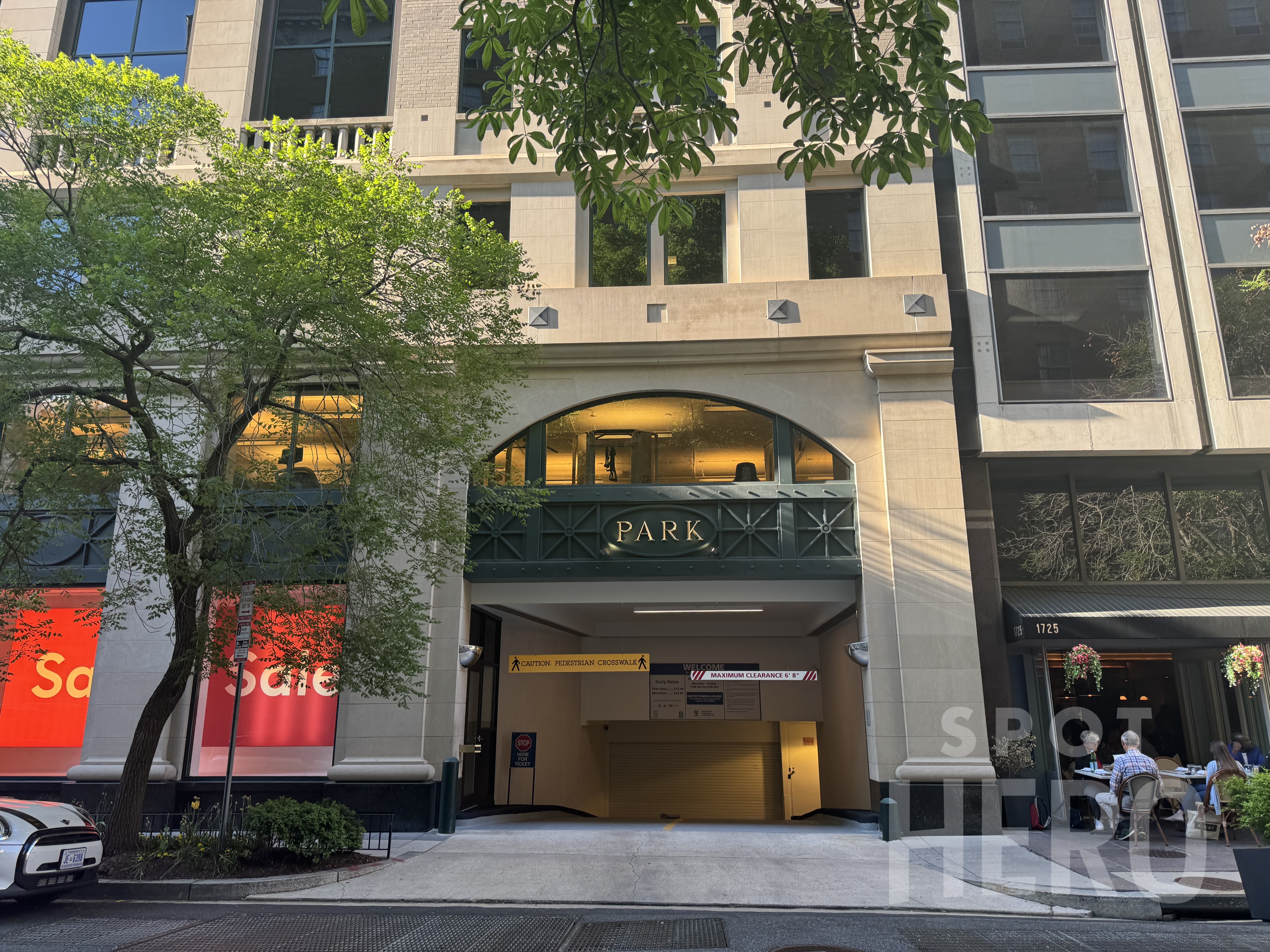 Photo of 1755 Desales St. NW (1133 Connecticut Ave.) – Garage