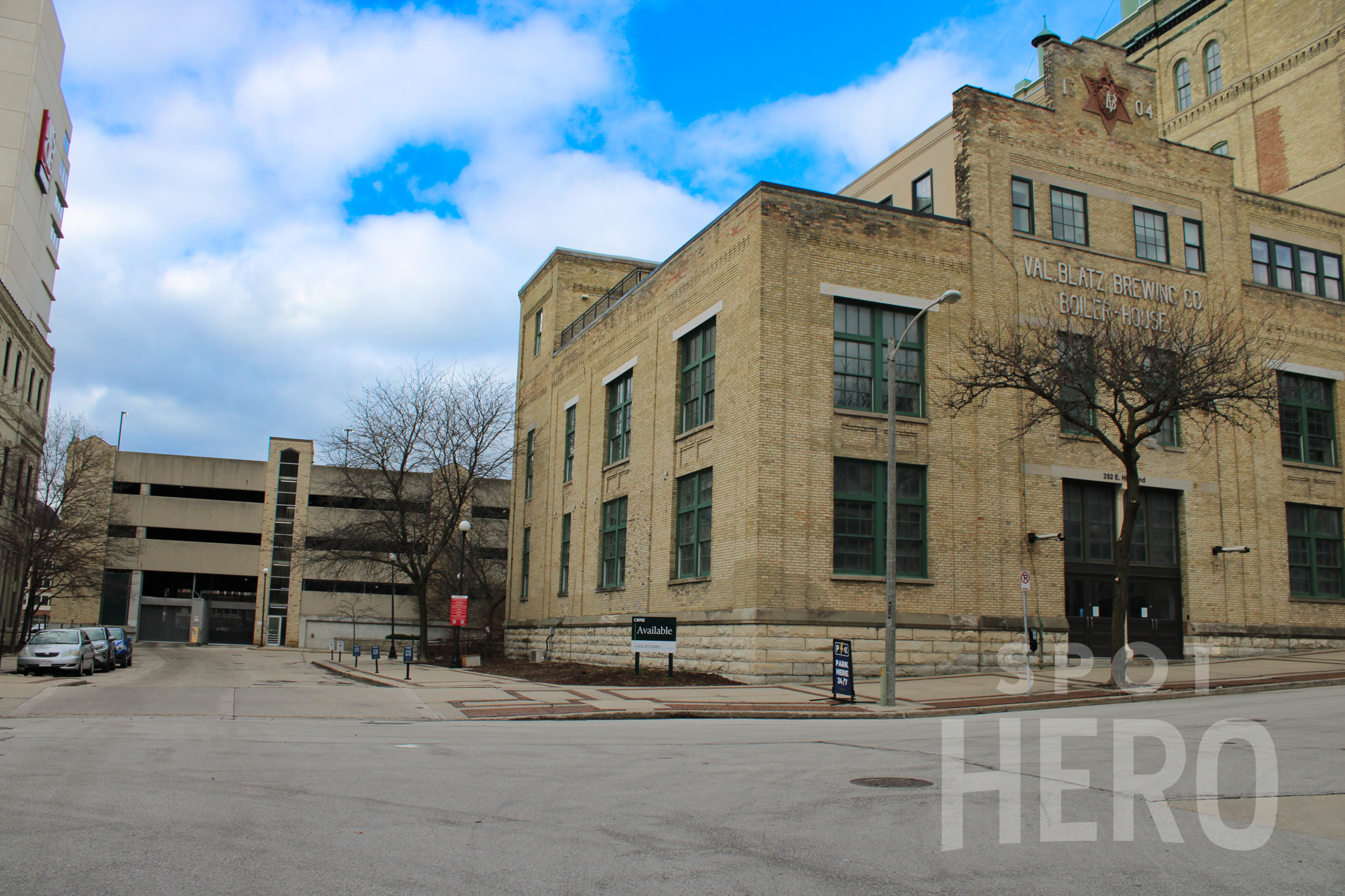 Photo of 1198 N Market St. (251 E Juneau Ave.) - Blatz Street Parking