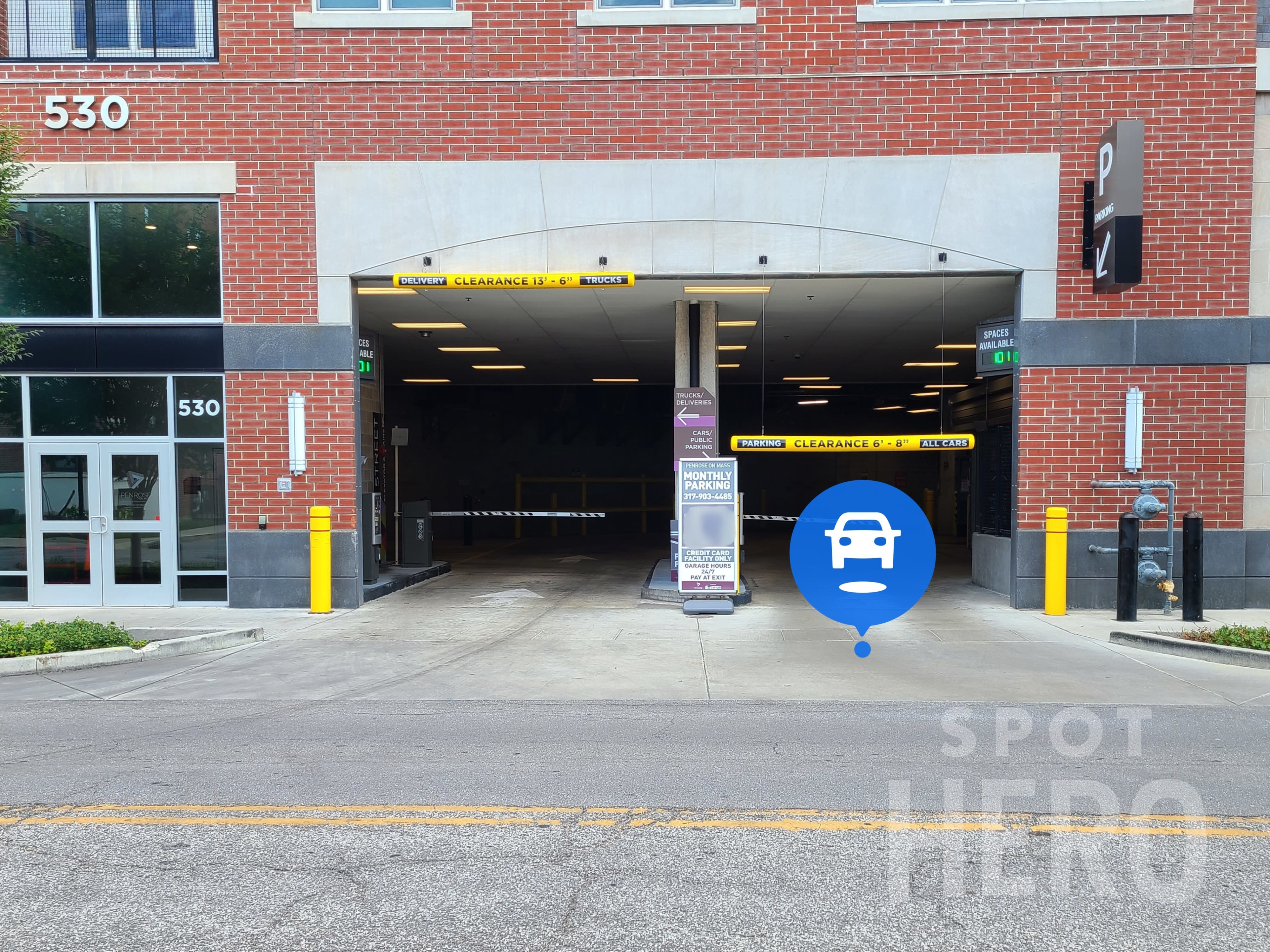 Photo of 401 E North St. (530 Massachusetts Ave.) - Penrose on Mass Garage
