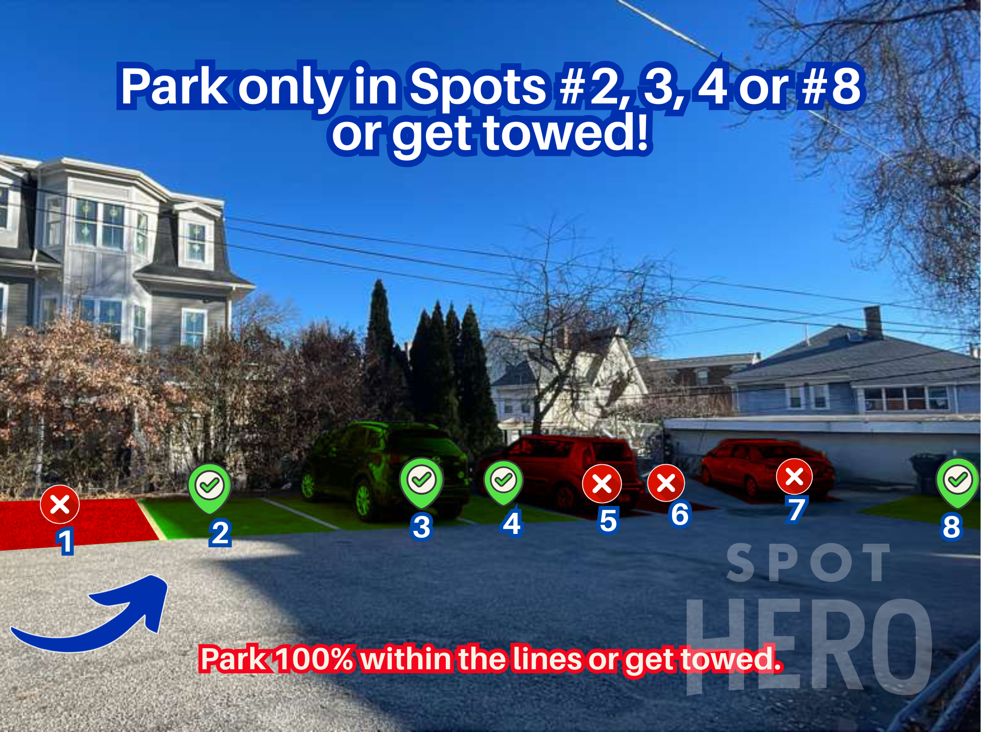 Photo of 112 Allston St. - Spots #2, 3, 4 or 8 Only
