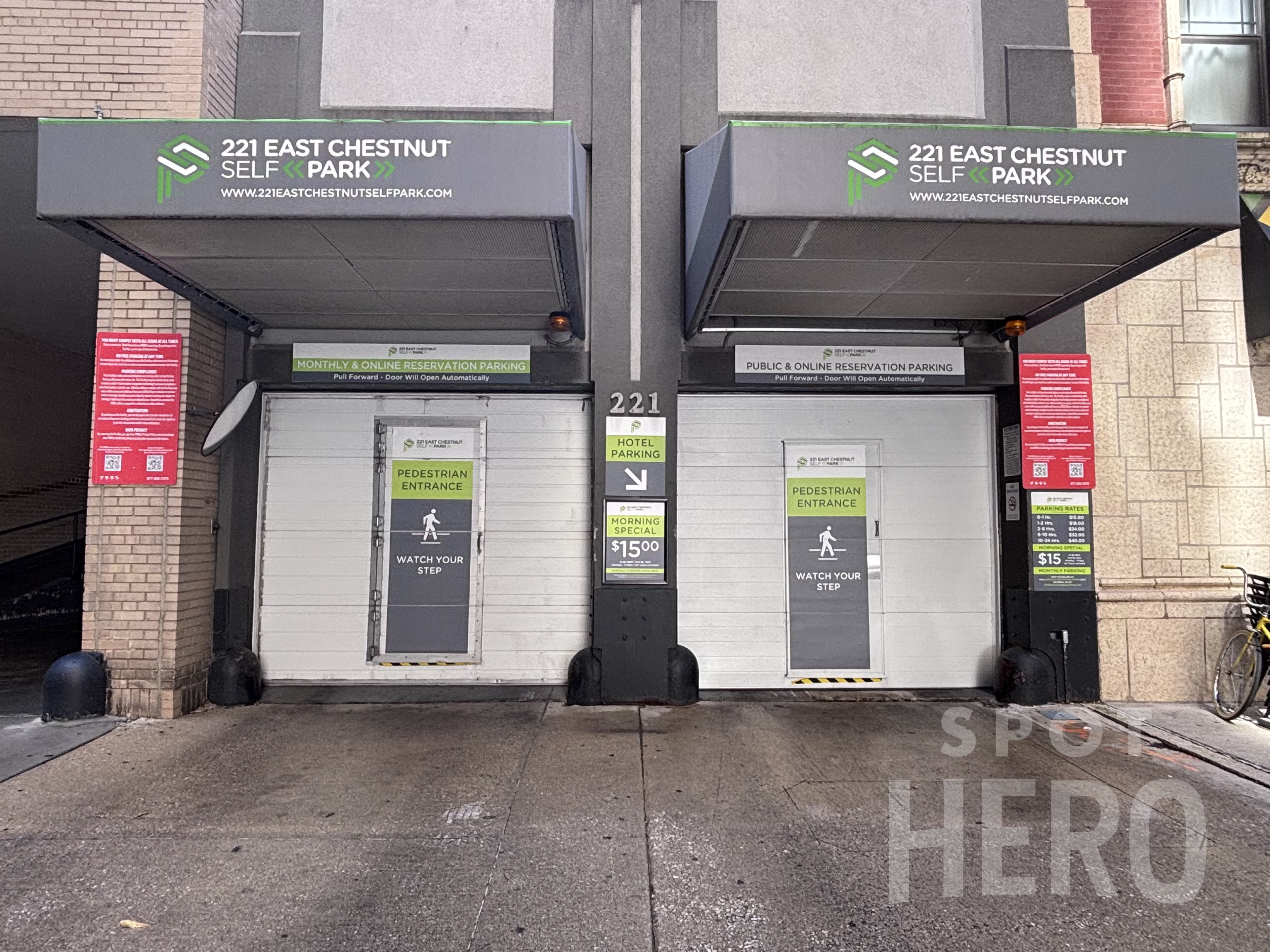 Photo of 221 E Chestnut St. - West/Right Entrance