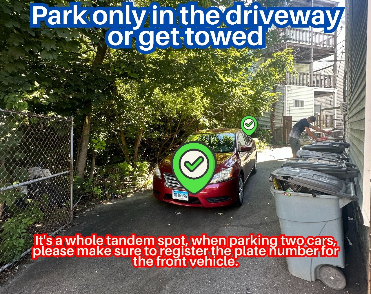 Photo of 17 Cawfield St. - Whole Tandem Driveway spot