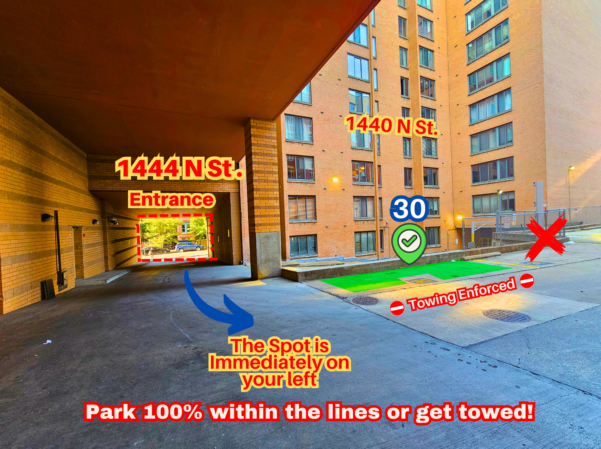 Photo of 1440 N St. NW - Spot #30 Only