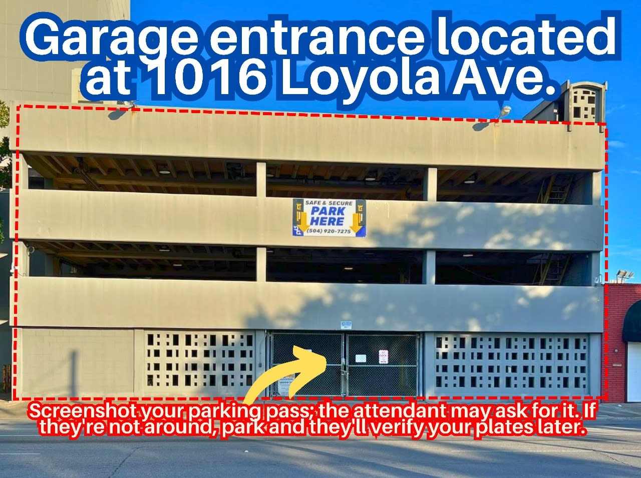 Photo of 1016 Loyola Ave. - Garage