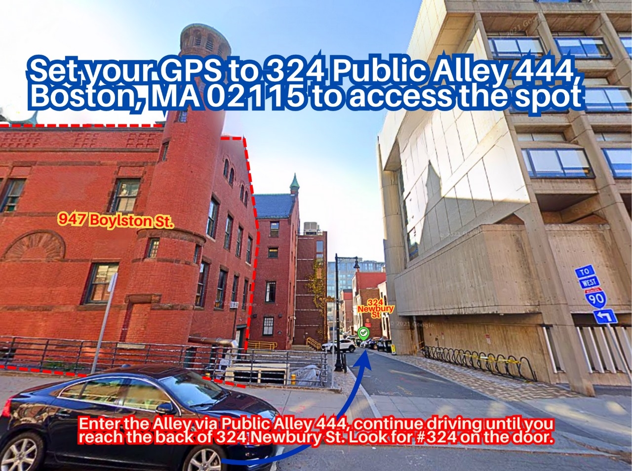 Photo of 324 Newbury St. - Alley Spot
