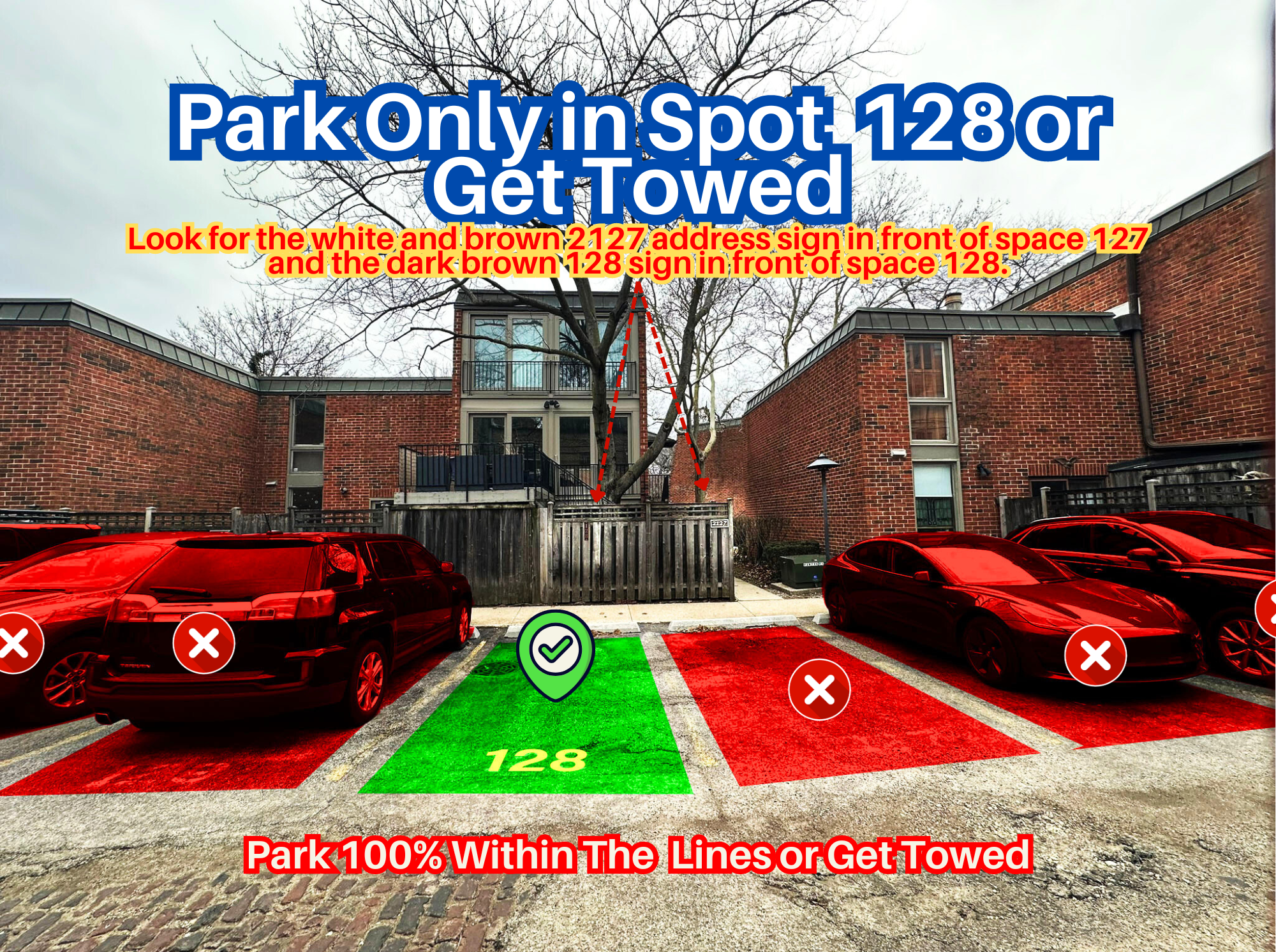 Photo of 2127 N Lincoln Ave. - Alley Spot #128