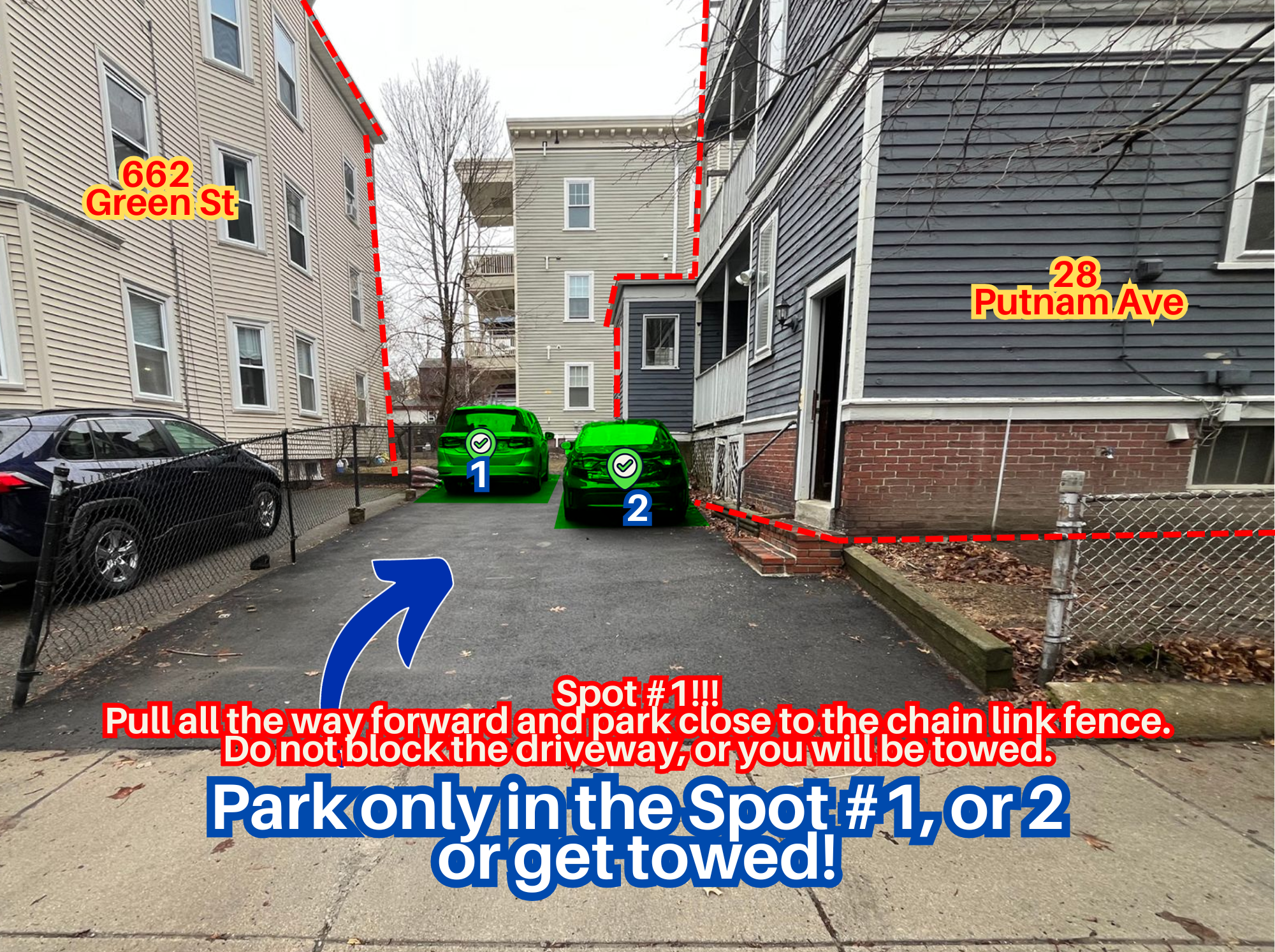 Photo of 28 Putnam Ave. - Spot #1 or 2 Only