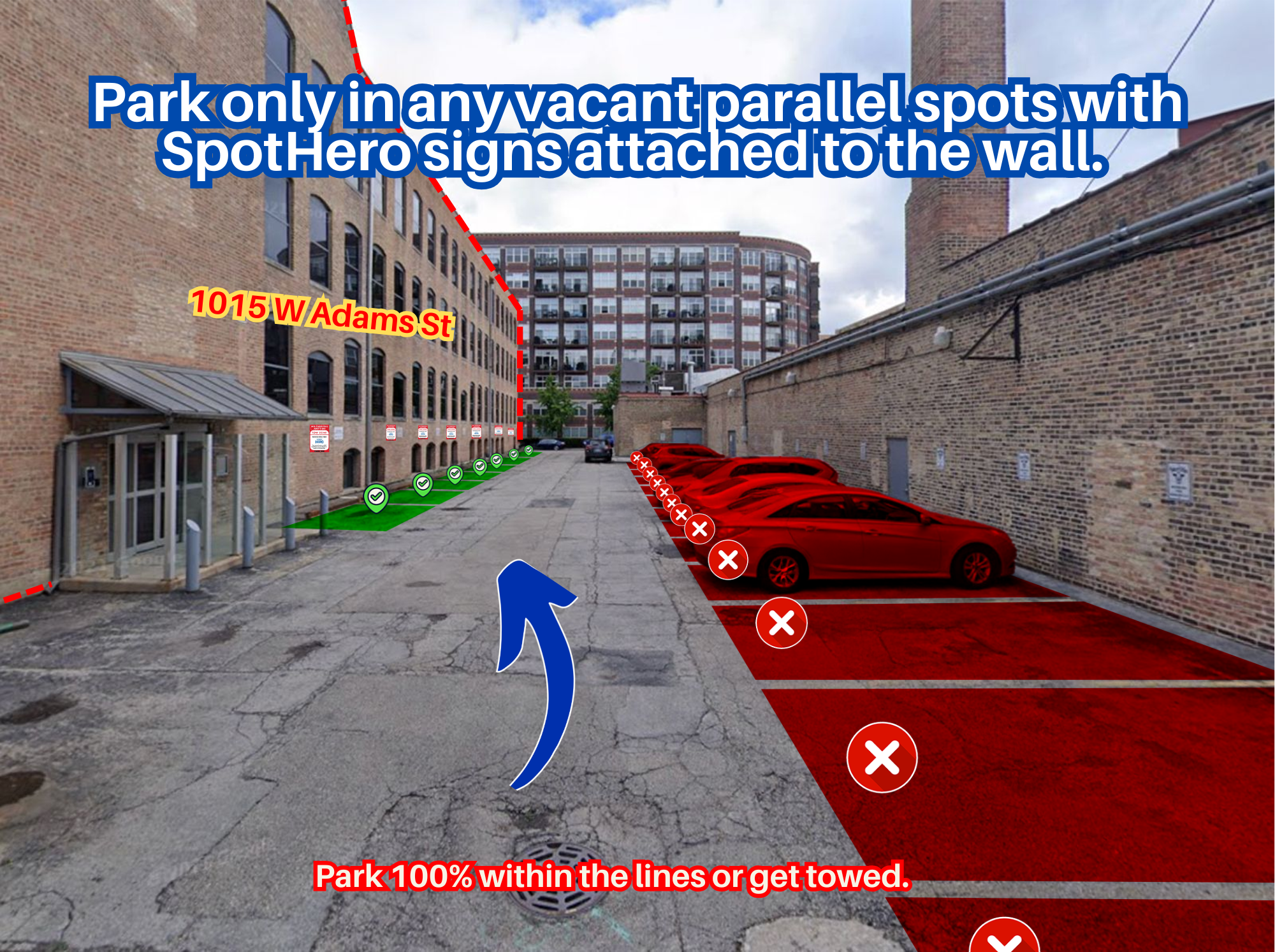 Photo of 1015 W Adams St. - Parallel Spots