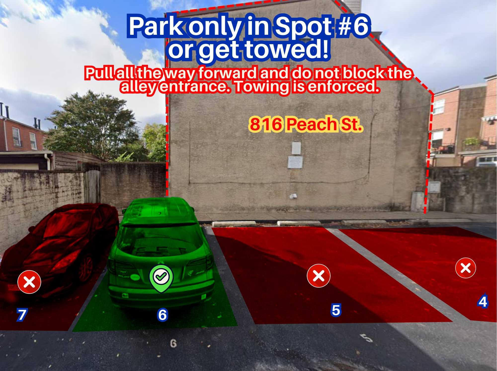 Photo of 816 Peach St. - Spot #6 Only